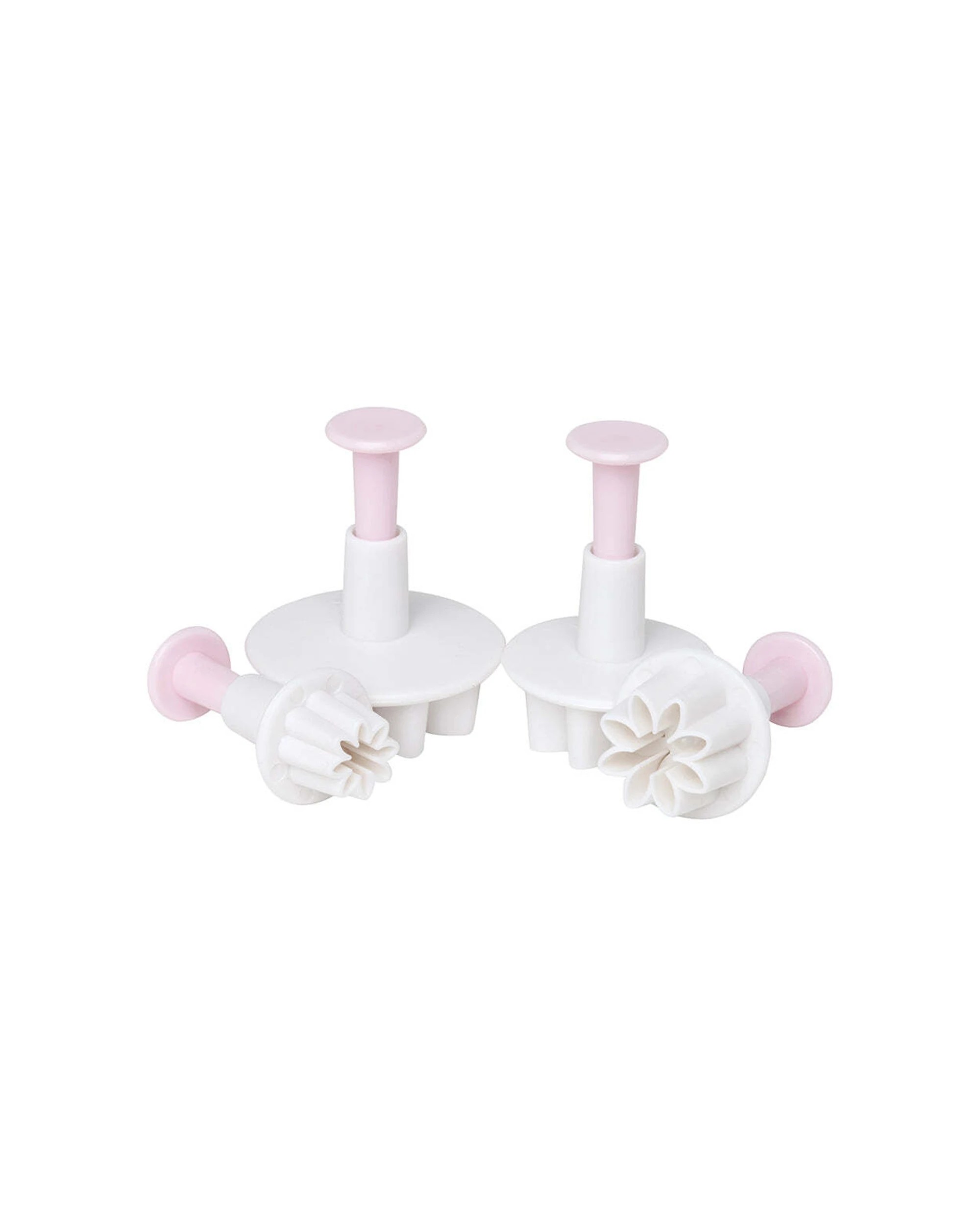 2 Wiltshire 3 x 4pc Fondant Cookie Dough Flower Shaped Cutter and Pusher Bake - Clear, 2 of 4