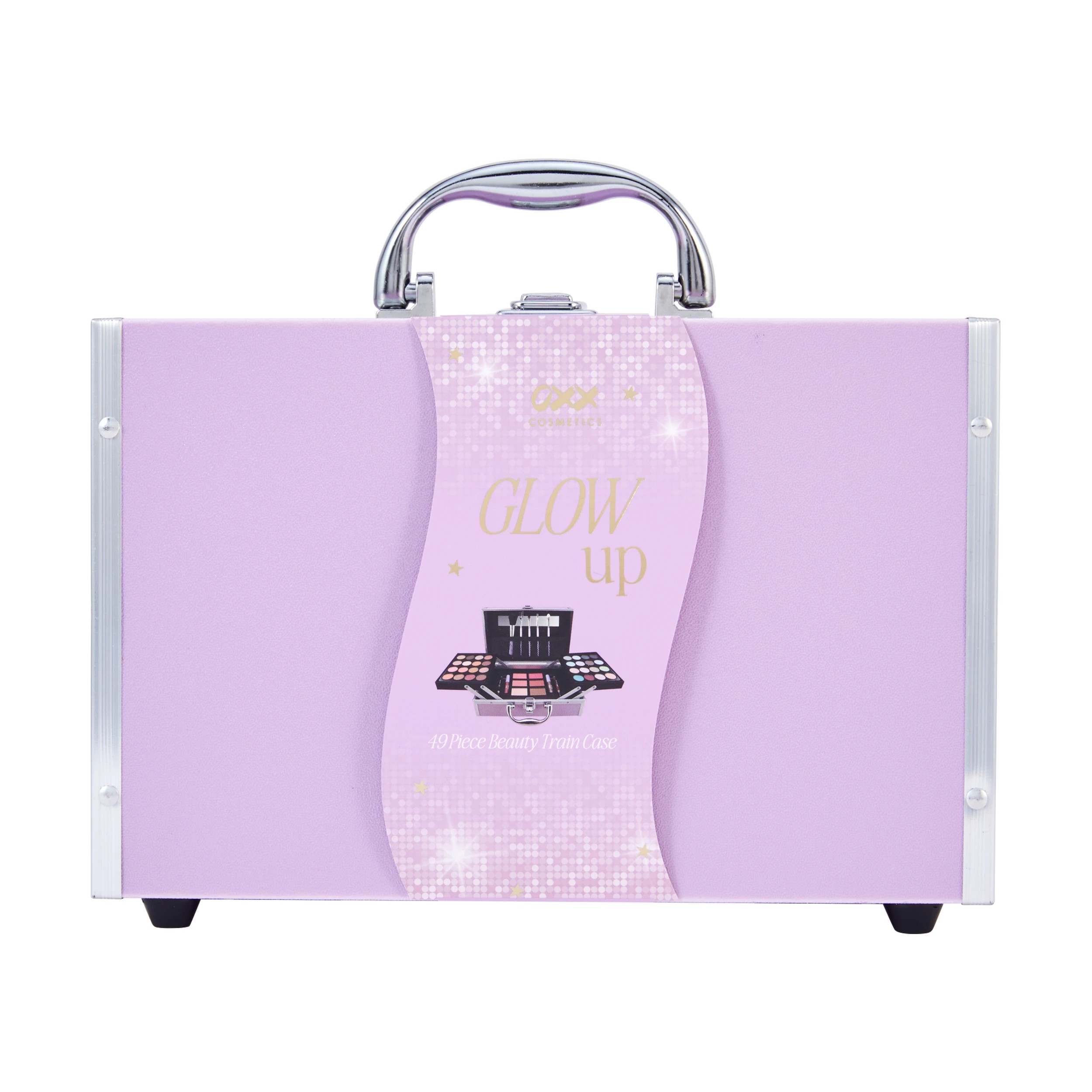 1 OXX Cosmetics 49 Piece Beauty Train Case Set, 1 of 7
