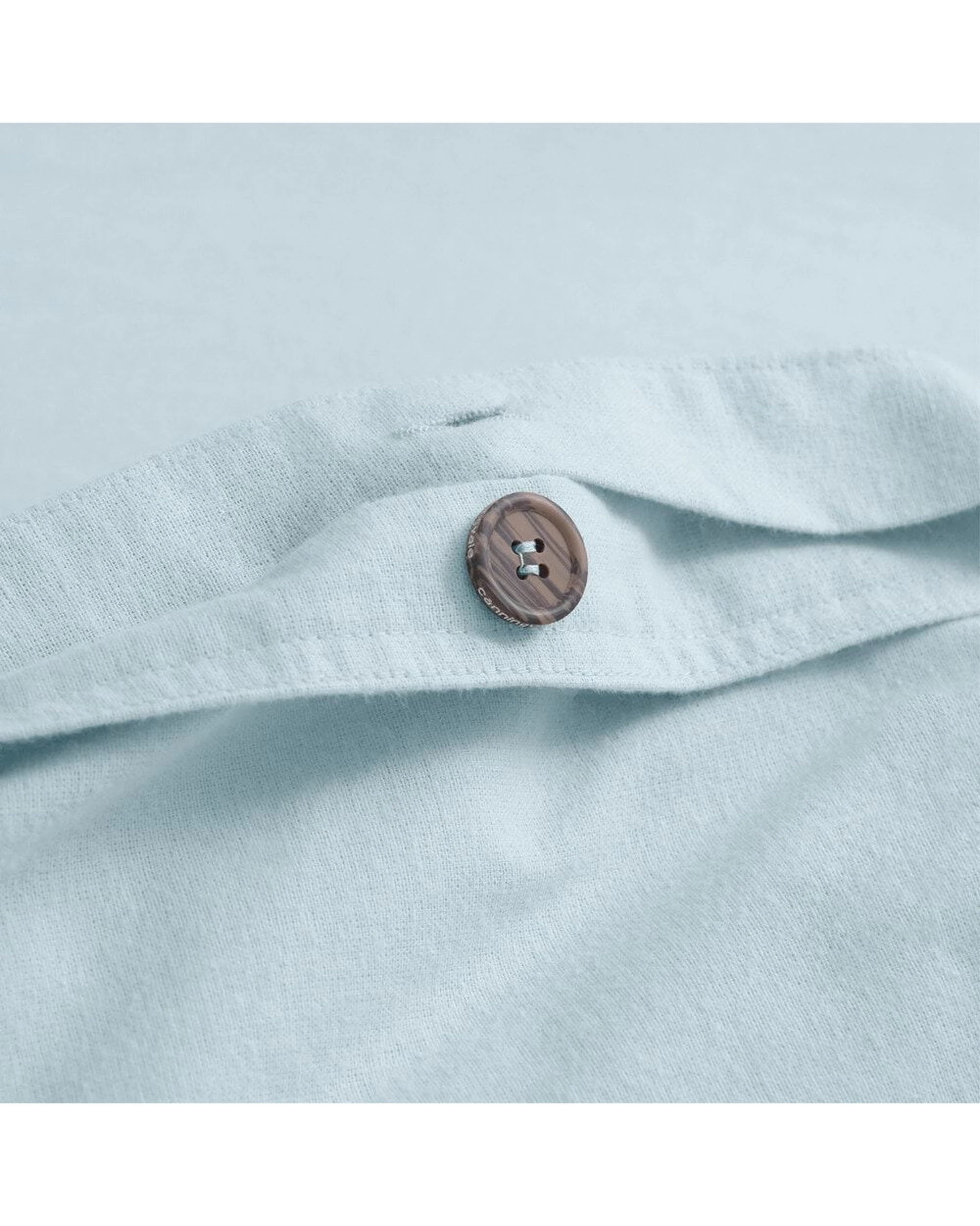 3 Canningvale Cozi Cotton Flannelette Bedding Quilt Cover Set Seafoam - Queen Bed - Green, 3 of 5