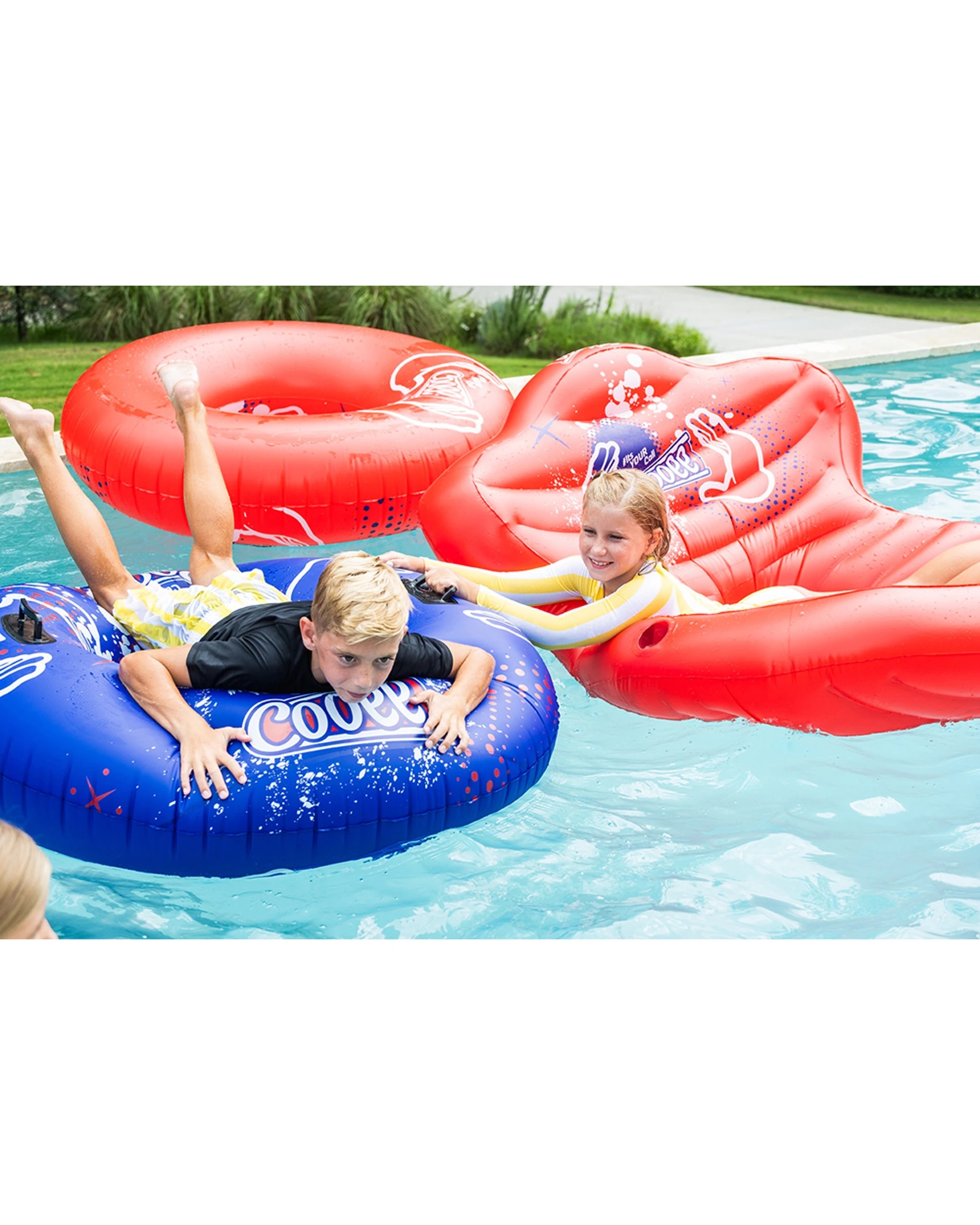 2 Cooee Coo-Ezy Chair Inflatable Kids Family Water Pool Toy Kids - Multi, 2 of 2