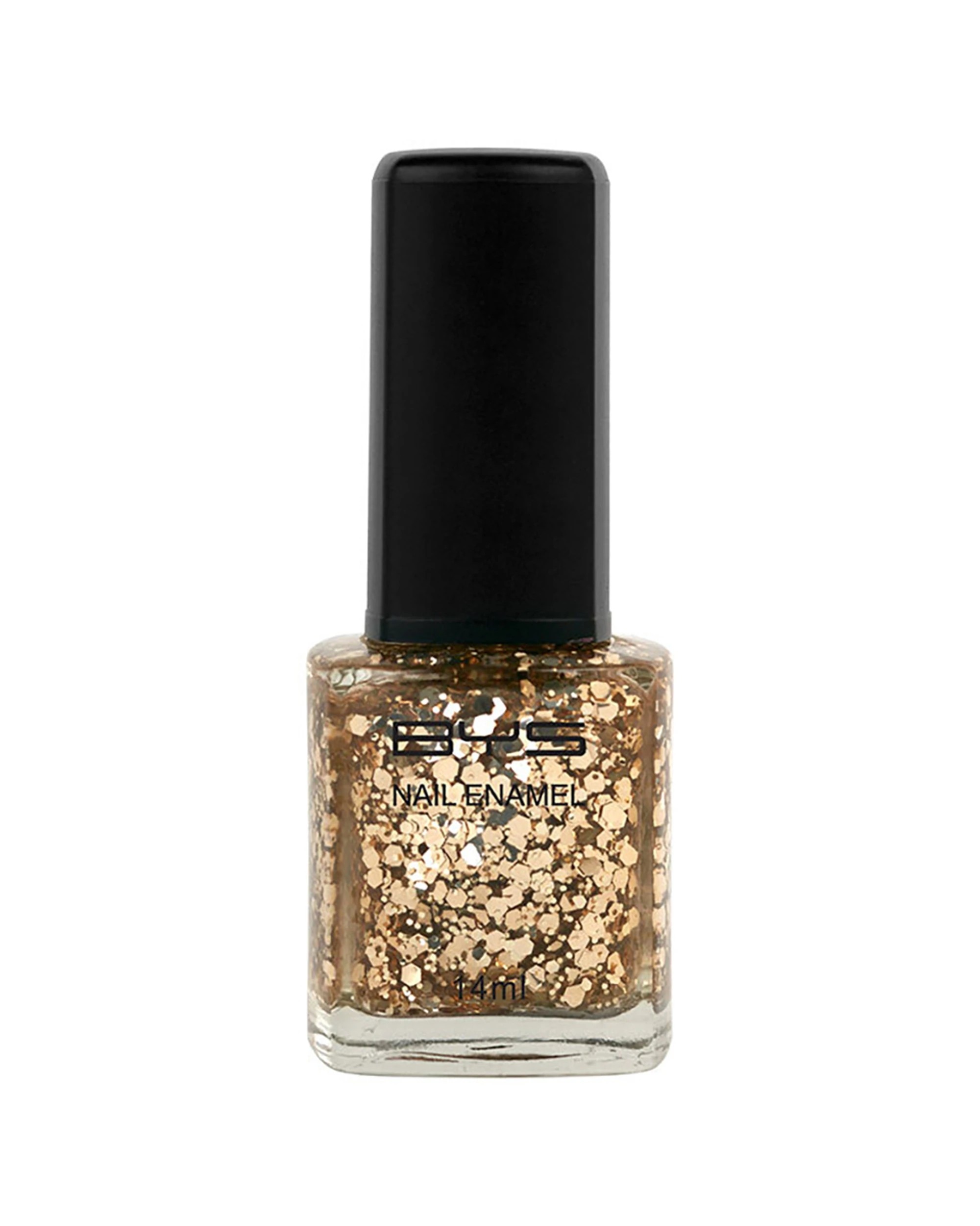 2 BYS 2PK BYS Million Dollar Baby Nail Polish Long Wearing Chip Resistant 14ml - Gold, 2 of 2