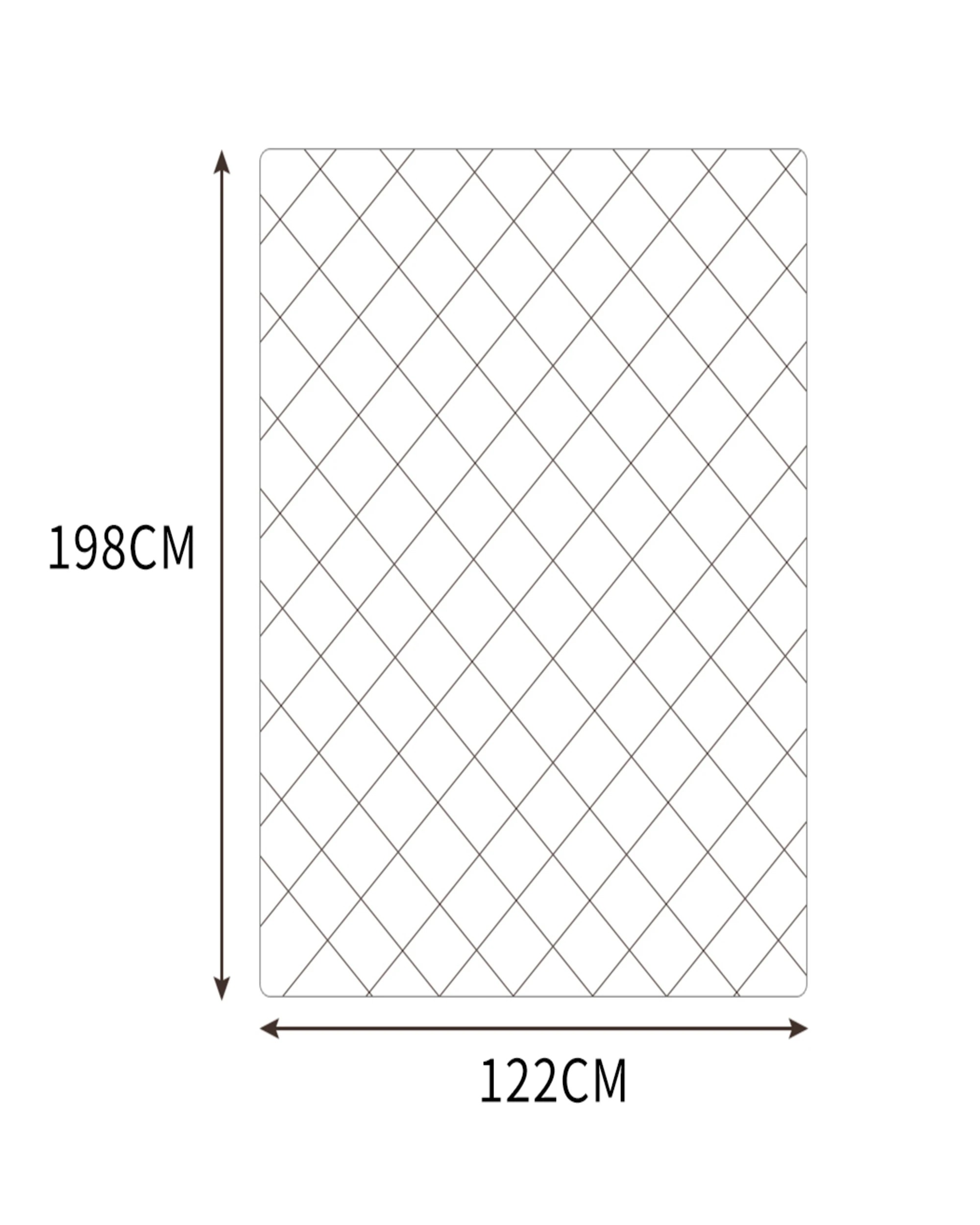 3 Dreamz 9kg Weighted Blanket - Brown, 3 of 6