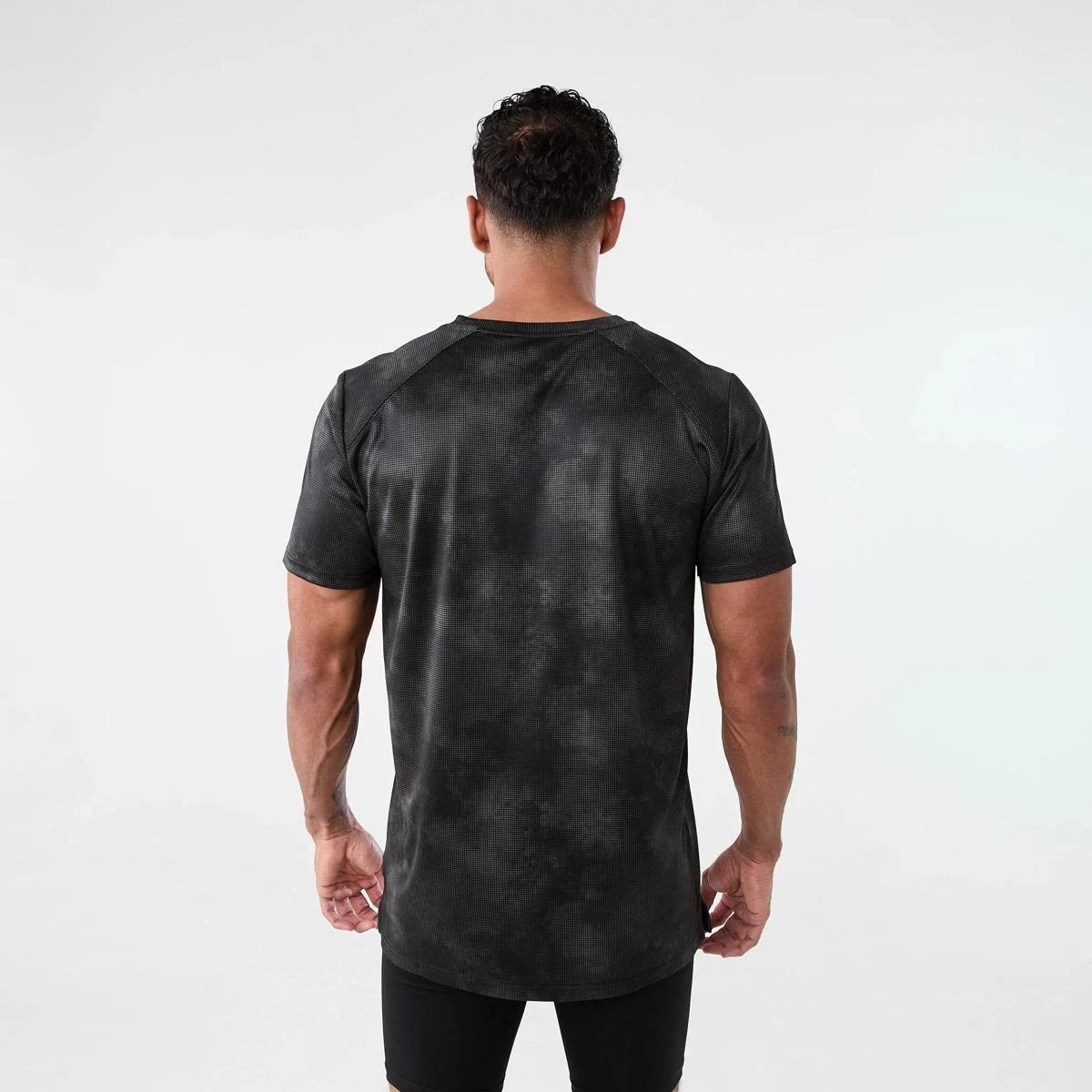 3 Active Mens Printed T-shirt GEO HAZE BLACK, 3 of 6