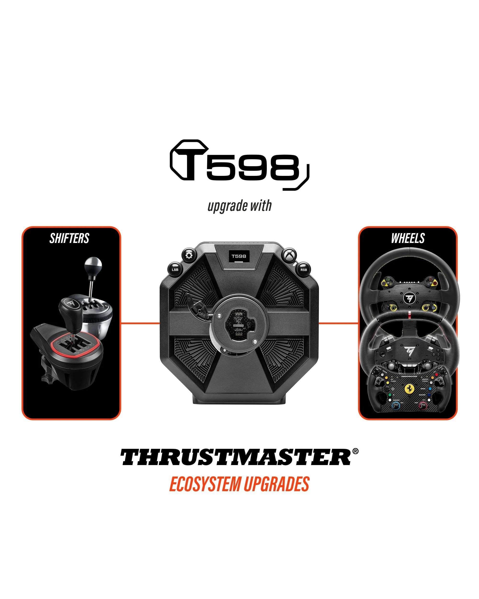 9 Thrustmaster T598 Direct Axial Drive Force Feedback Racing Wheel for Xbox Series X|S, Xbox One, PC - Black, 9 of 10