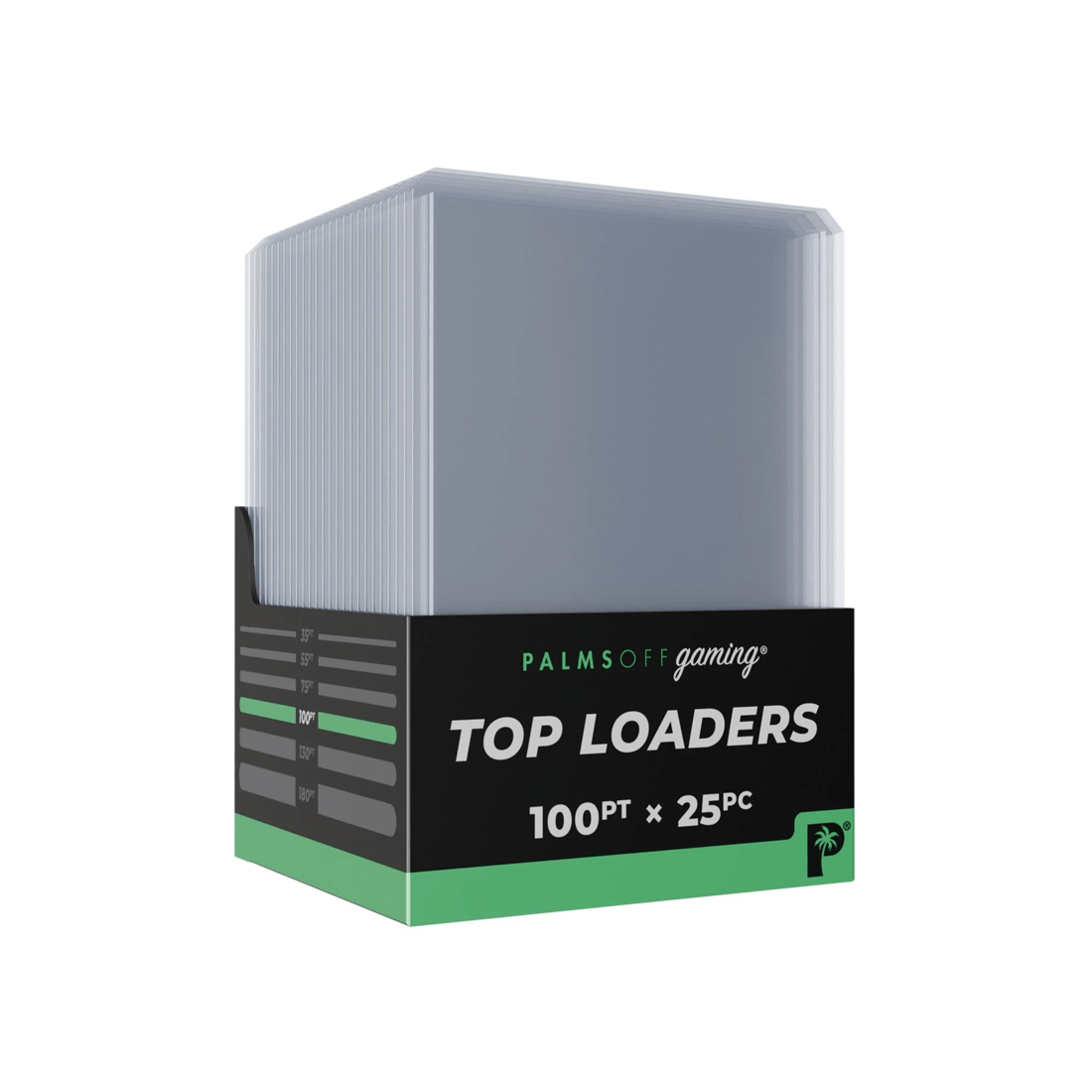 1 Palms Off Gaming 100pt Top Loaders - 25pc - Clear, 1 of 2
