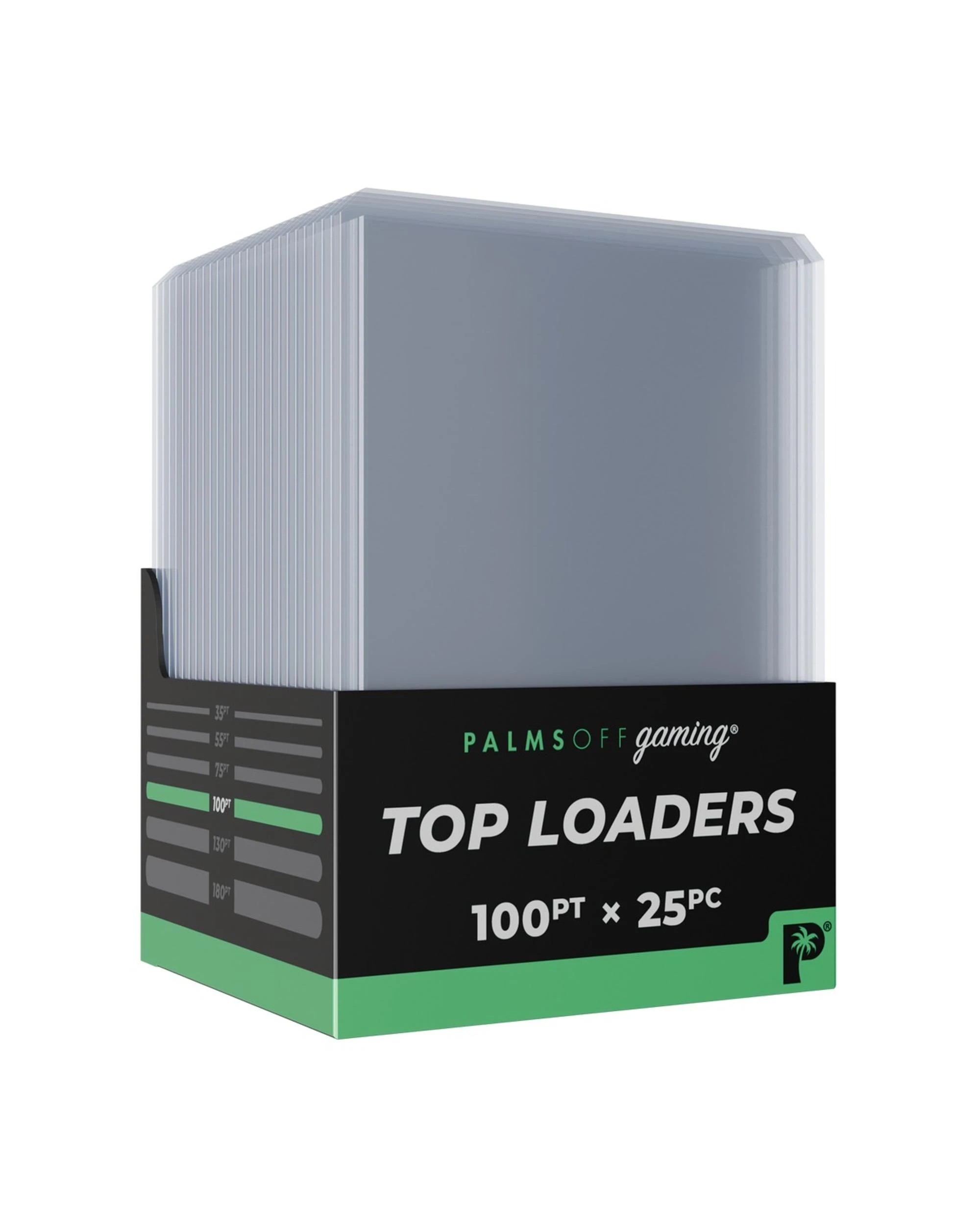 1 Palms Off Gaming 100pt Top Loaders - 25pc - Clear, 1 of 2