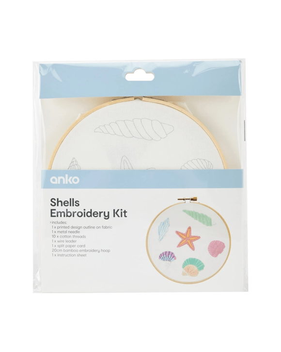 Shells Embroidery Kit