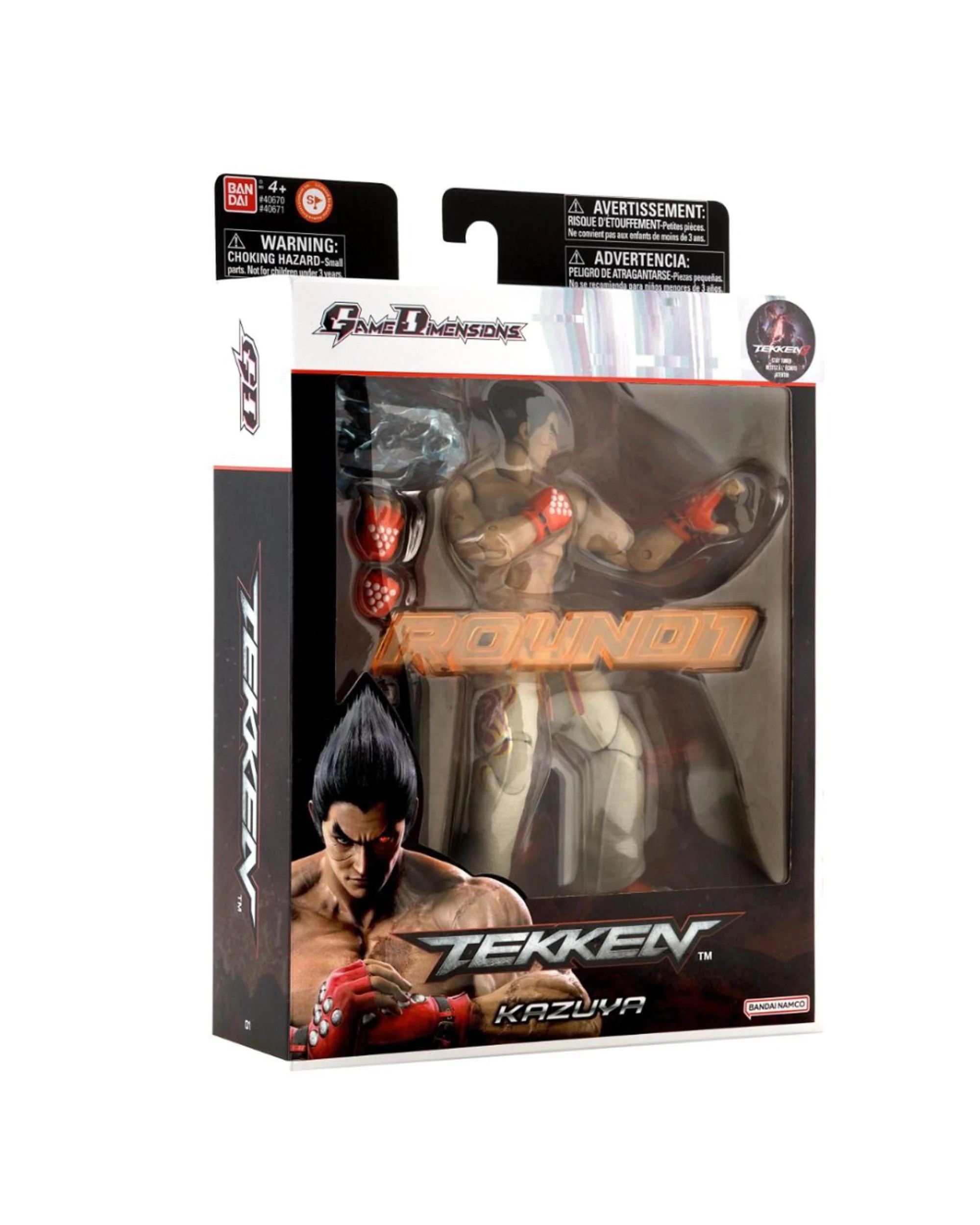 1 Bandai Game Dimensions Tekken Kazuya Mishima Figure, 1 of 4