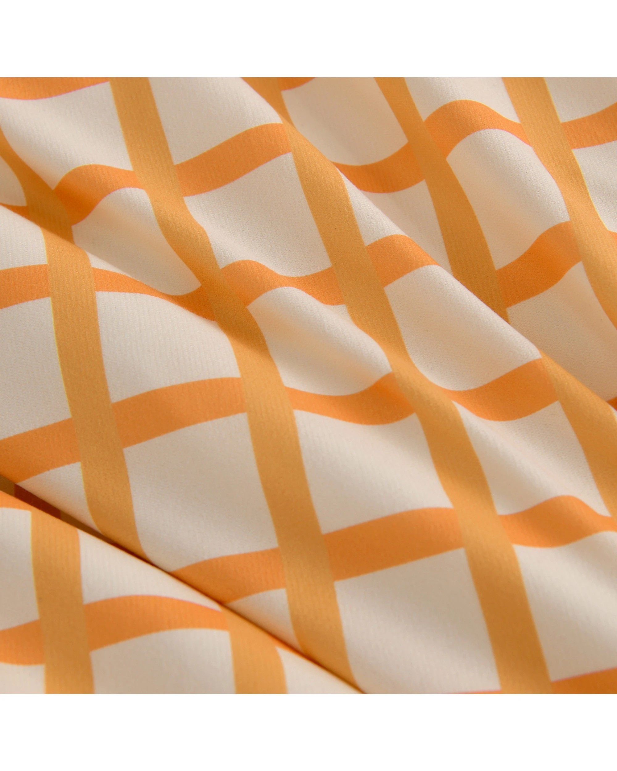 4 Dreamaker Micro Flannel Grid Combo Fitted Sheet Set - Double Bed - Chai, 4 of 7