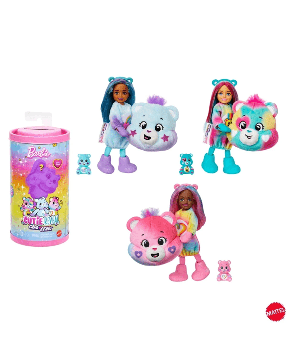 Barbie Cutie Reveal Care Bears Chelsea Small Dolls & Accessories - Assorted