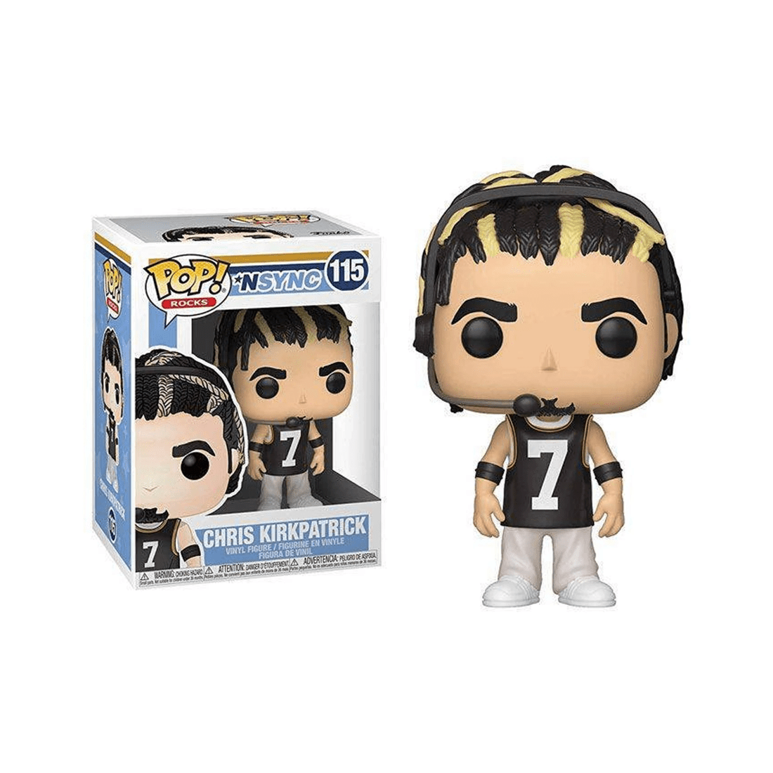 2 Pop Chris Kirkpatrick Pop Vinyl Action Figure NSYNC 10cm Collectible For Fans - Multi, 2 of 3