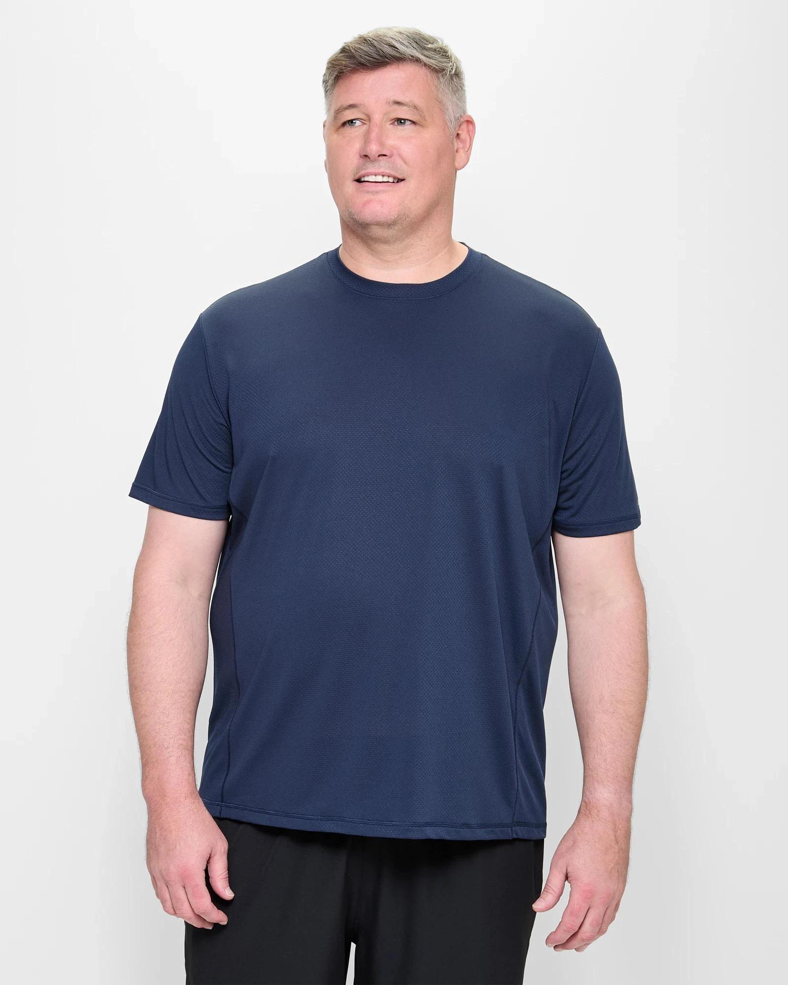 1 Target Plus Size Active Training T-Shirt NAVY BLUE, 1 of 5