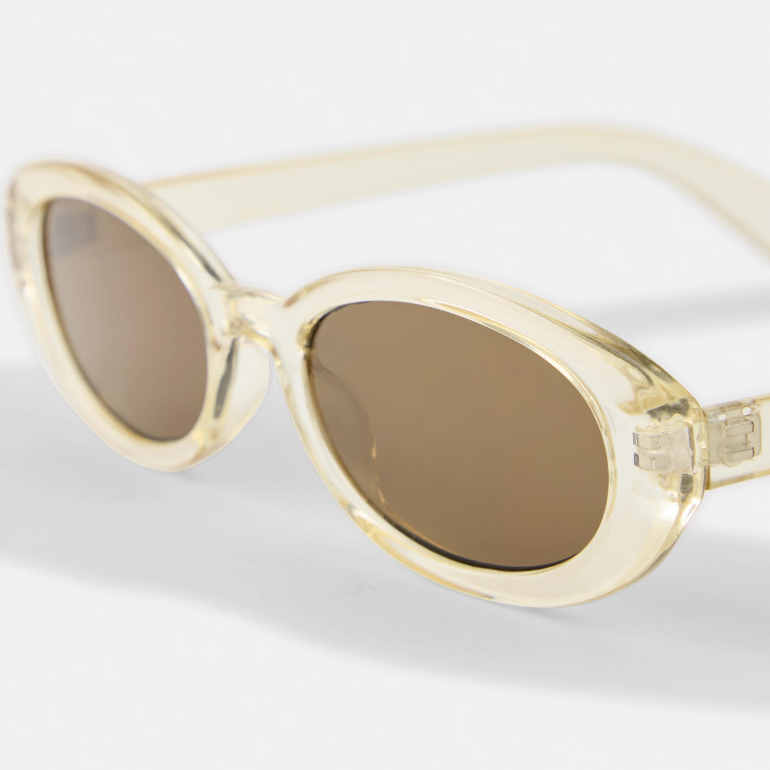 4 Oval Shape Sunglasses Trn Yellow, 4 of 6