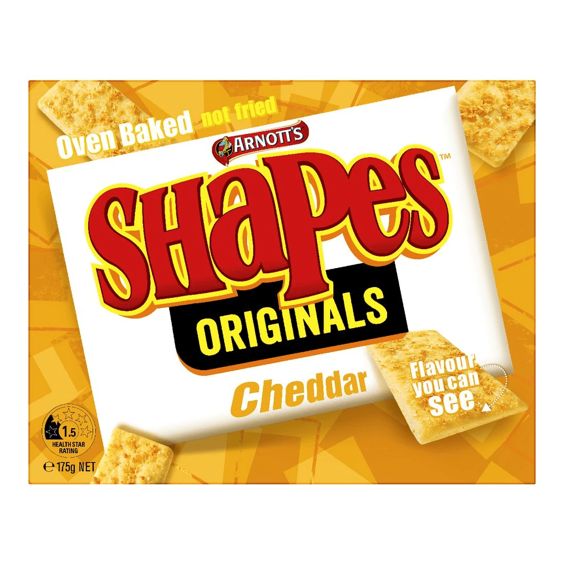 2 Arnott's Shapes Cheddar 175g, 2 of 4