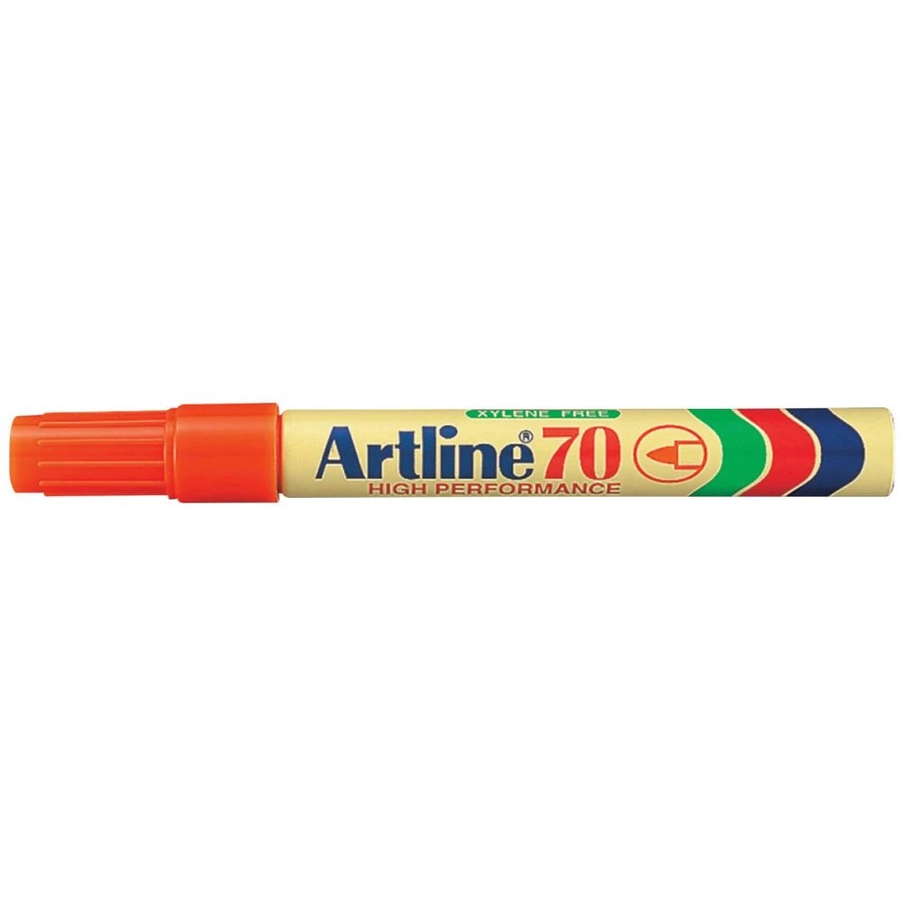 1 Artline 70 Permanent Marker Orange, 1 of 2