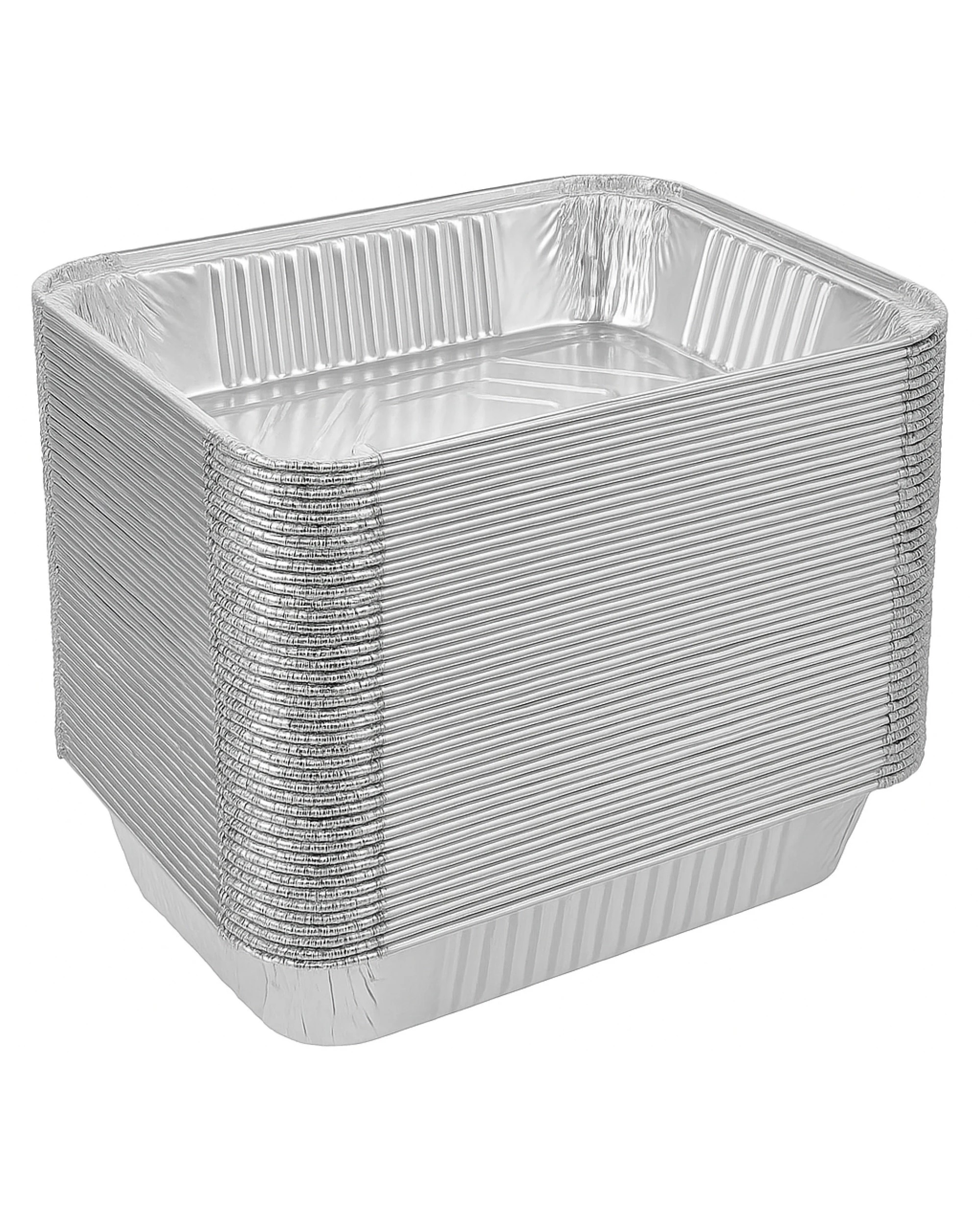 1 BR Home 144 Pack Aluminium Foil Food Container Trays 32x26x5.5cm, 1 of 3