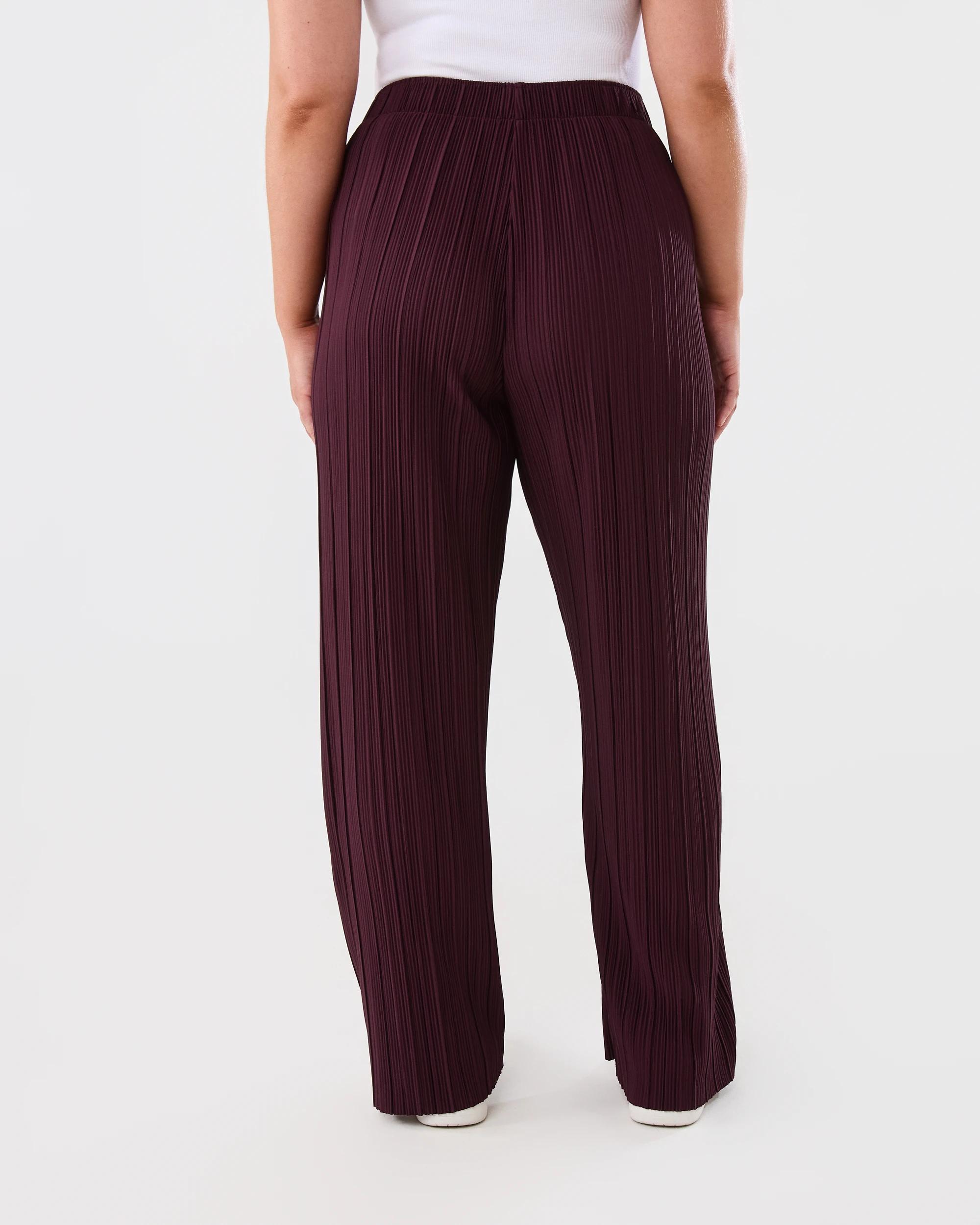 3 Plisse Pants Red Royale, 3 of 4