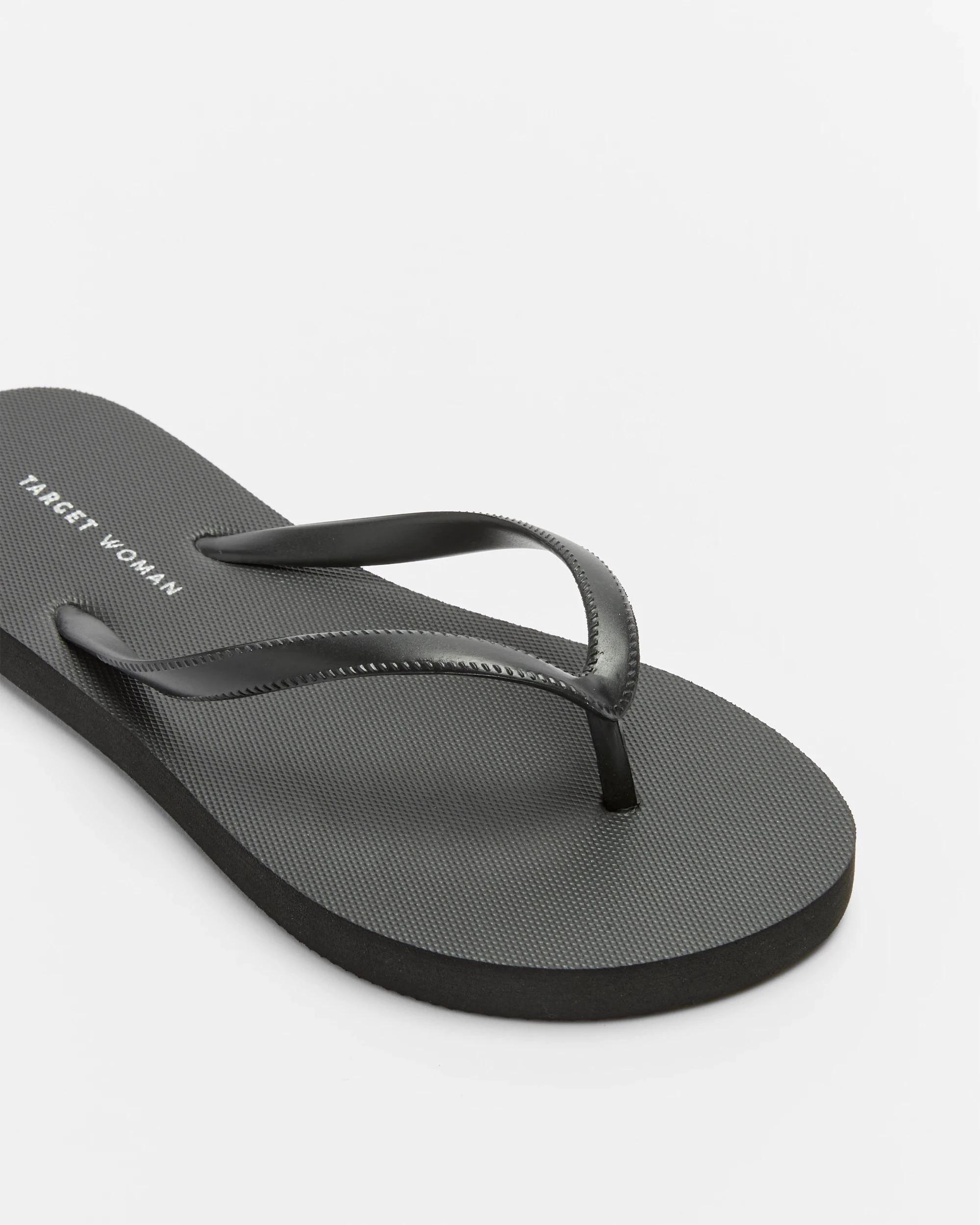 3 Target Woman Womens Everyday Thongs BLACK, 3 of 3