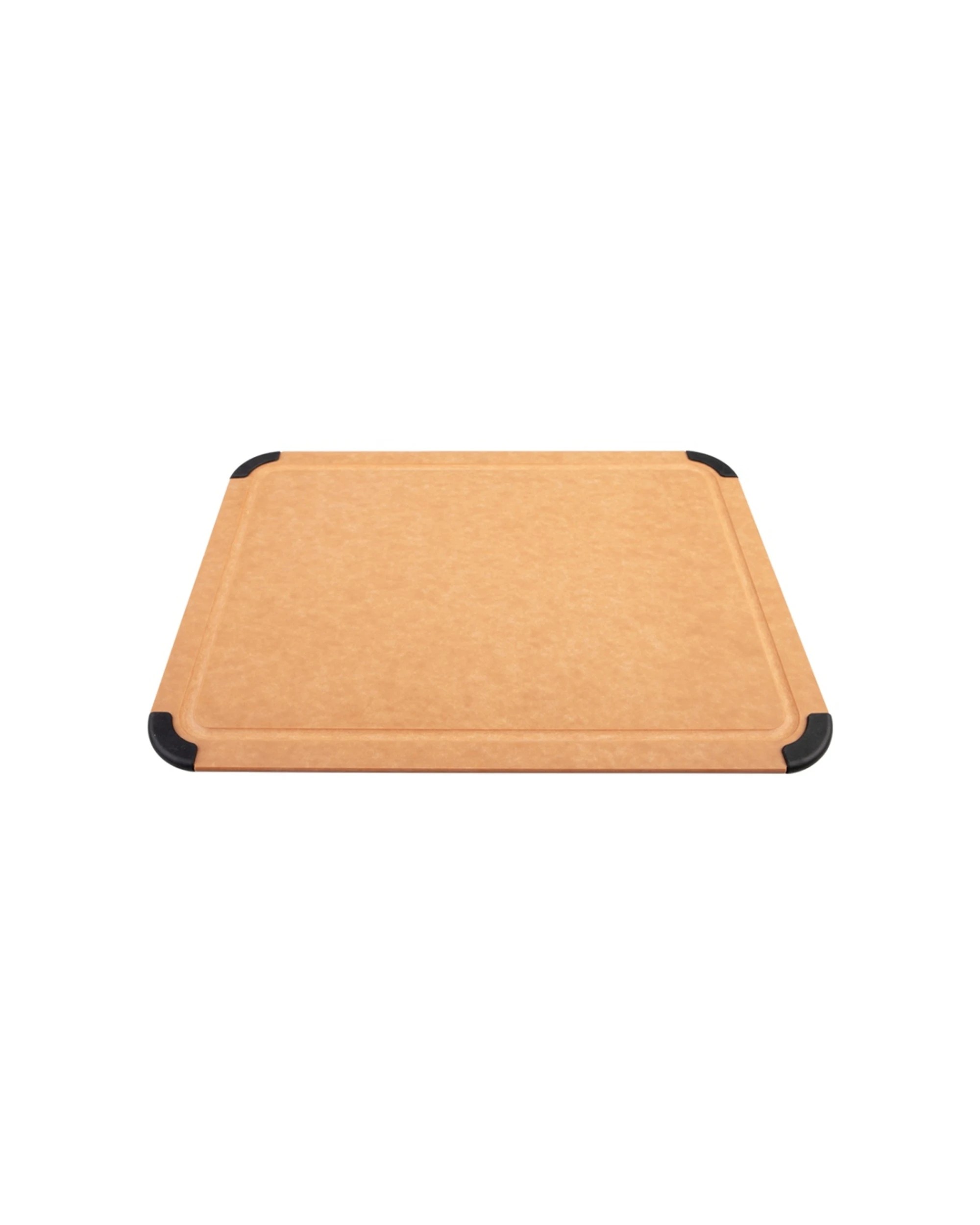 3 Appetito Non Slip Wood Fibre Reversible Kitchen Cutting Board 44x32.5cm - Natural, 3 of 4
