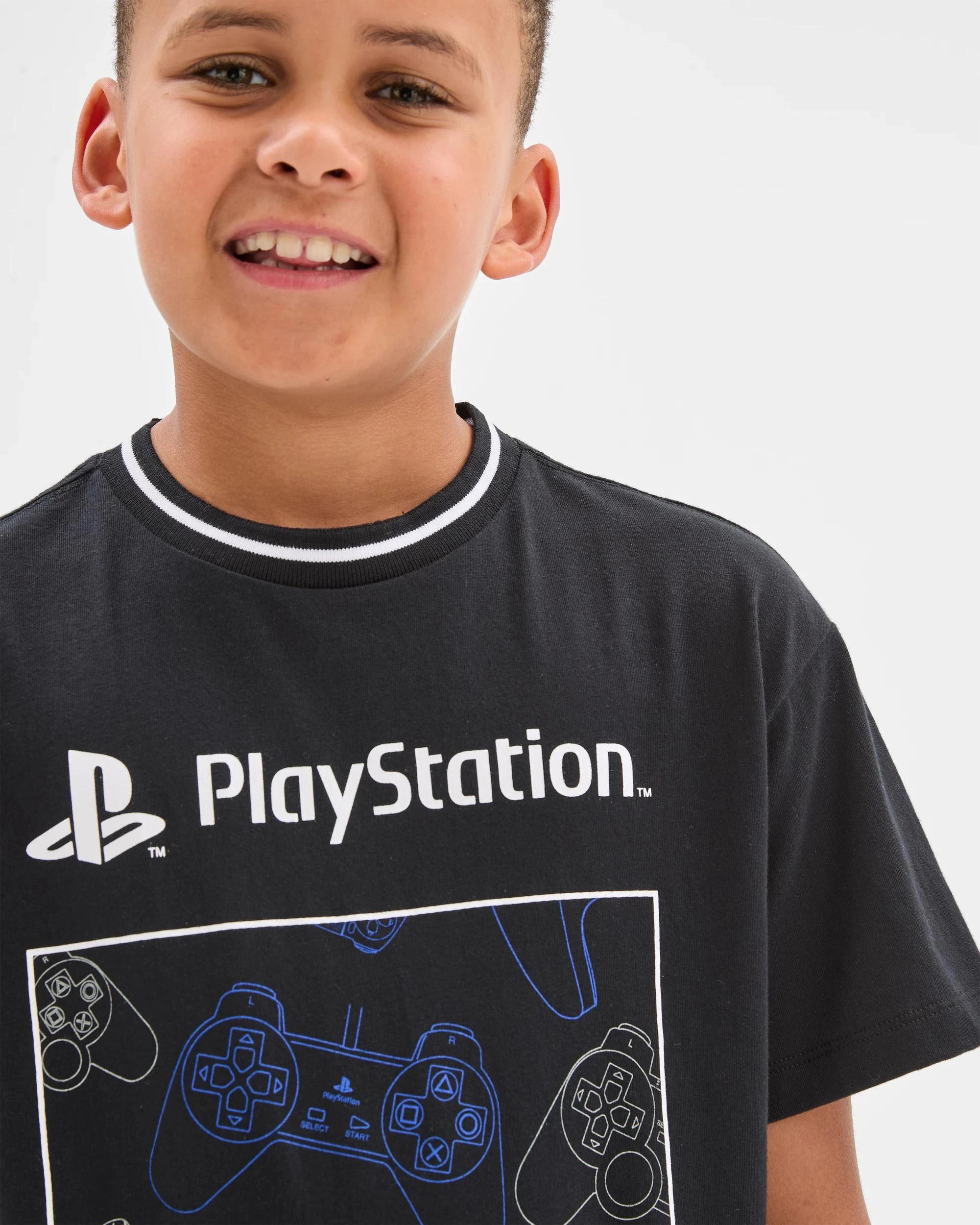 6 Playstation PlayStation Australian Cotton T-Shirt BLACK, 6 of 6