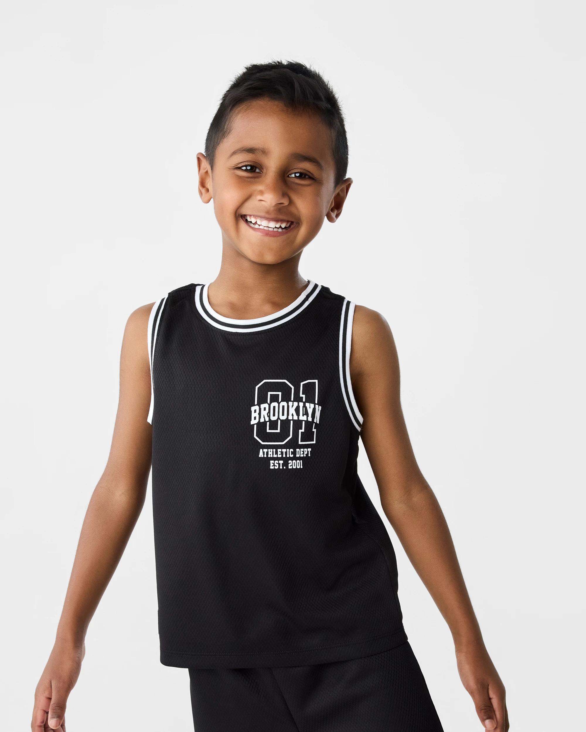 1 Mesh Tank Blk Varsit, 1 of 9