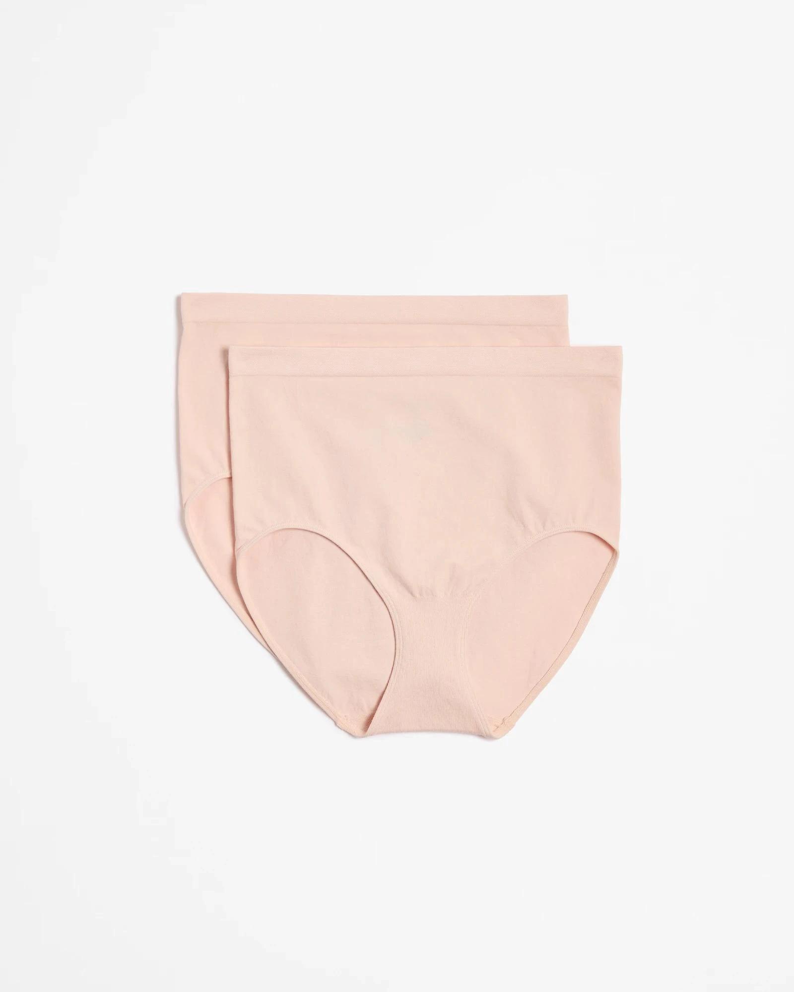 1 Target Australian Cotton Blend 2 Pack Seamfree Full Briefs CRYSTAL MAUVE, 1 of 5