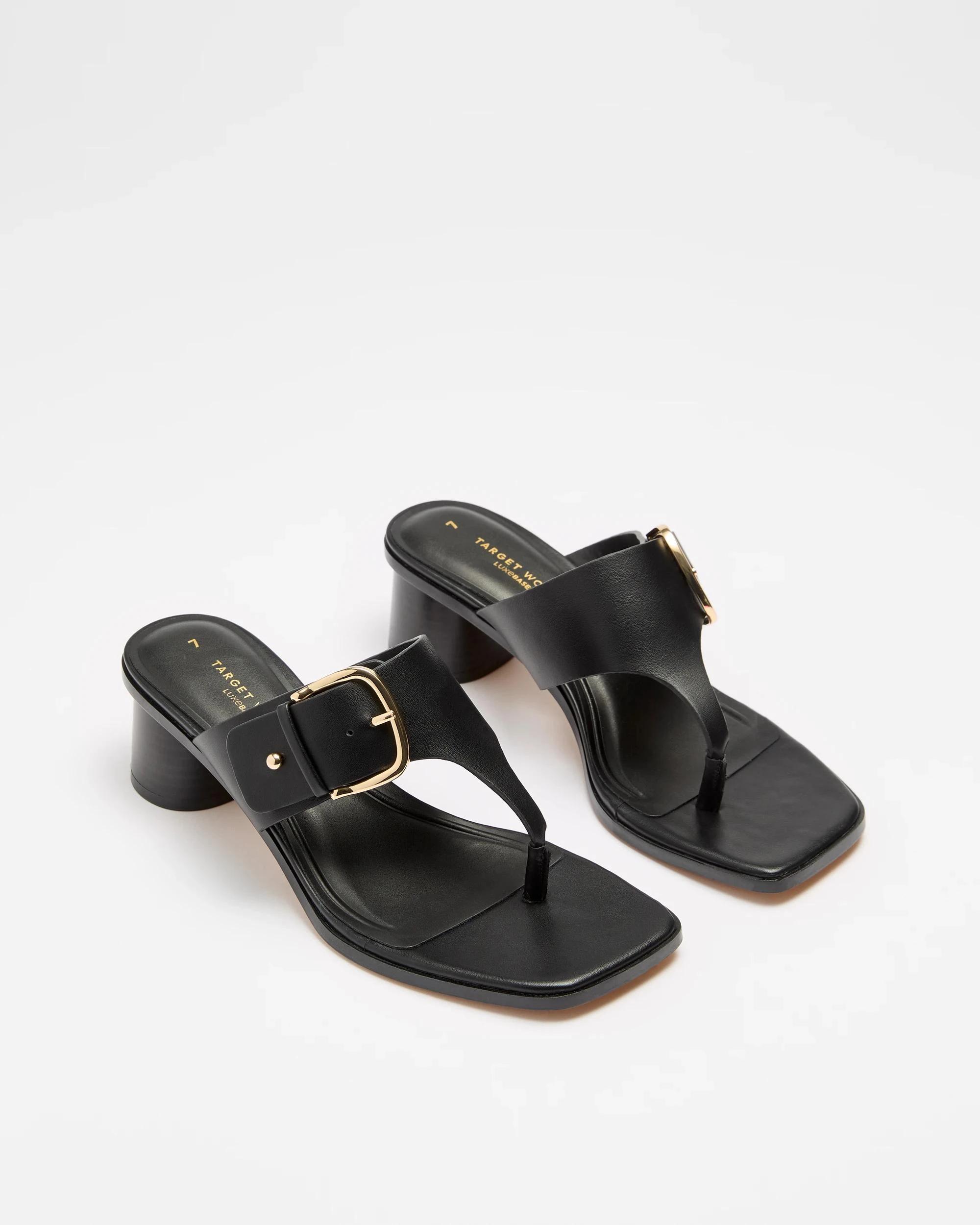 3 Target Woman Womens Round Thong Heel - Ellie BLACK, 3 of 3