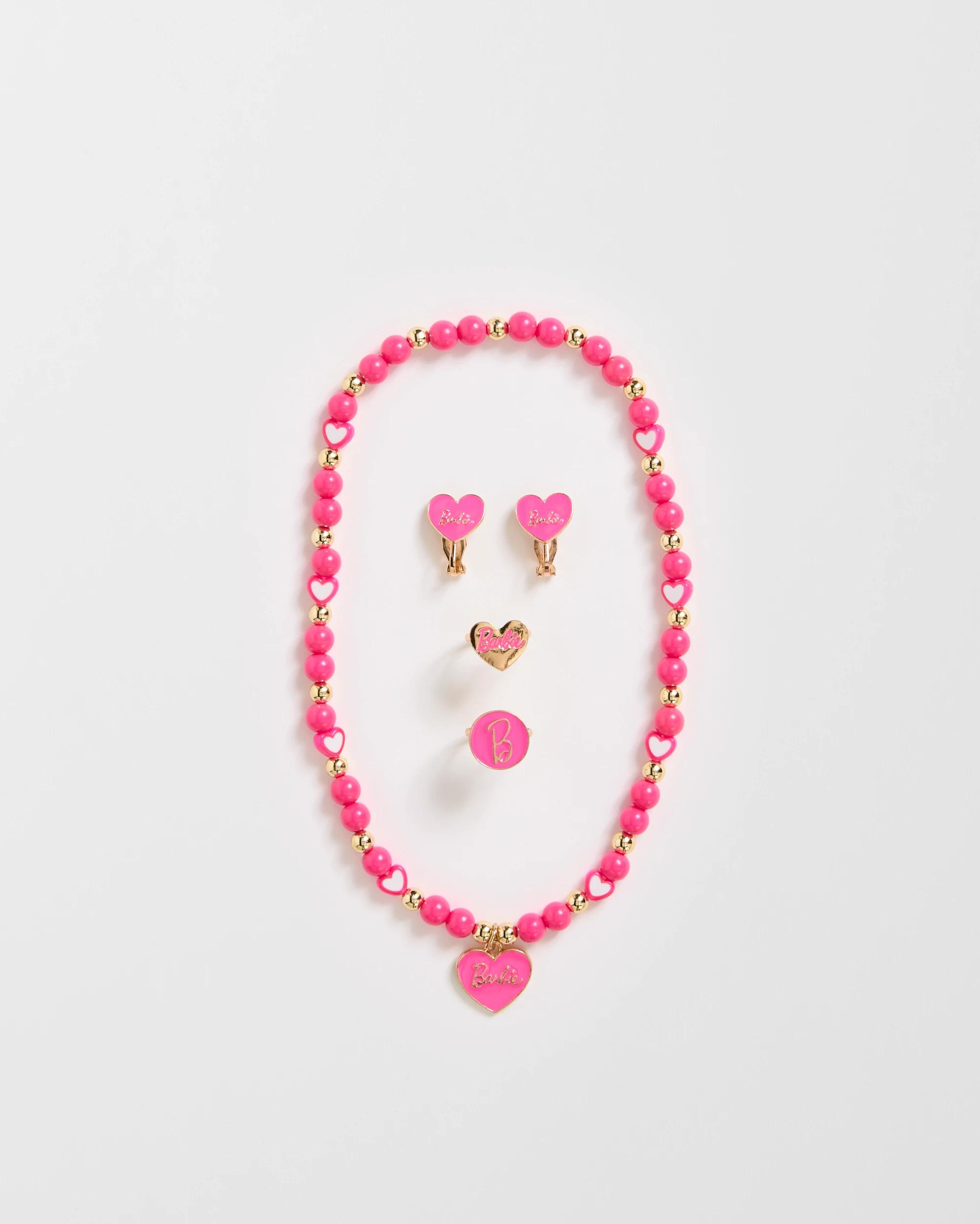 1 Barbie Beaded Jewellery Set PINK, 1 of 3