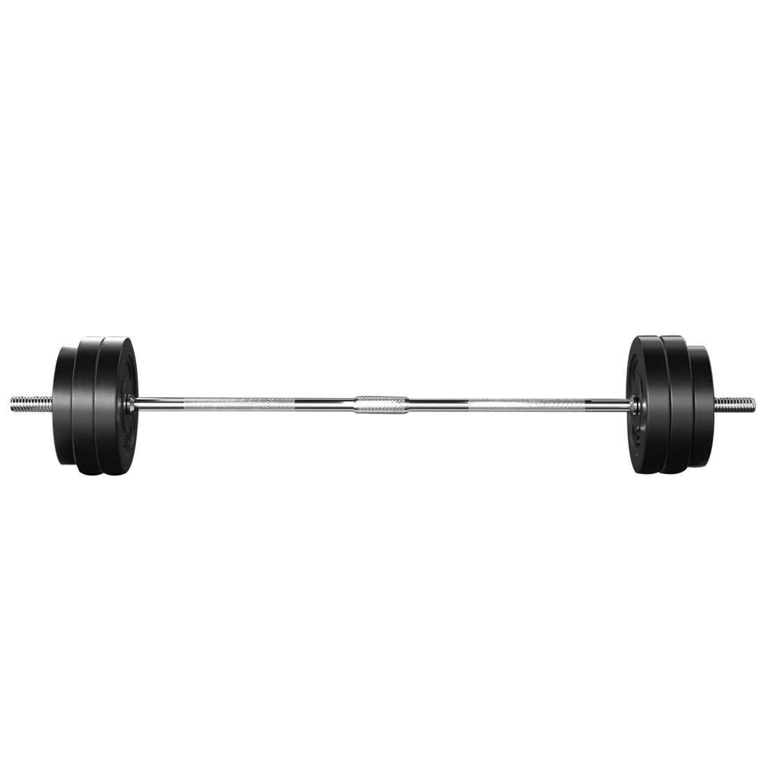 3 Everfit 58kg Barbell Set Weight Plates Bar Lifting Bench 168cm - Multi, 3 of 6