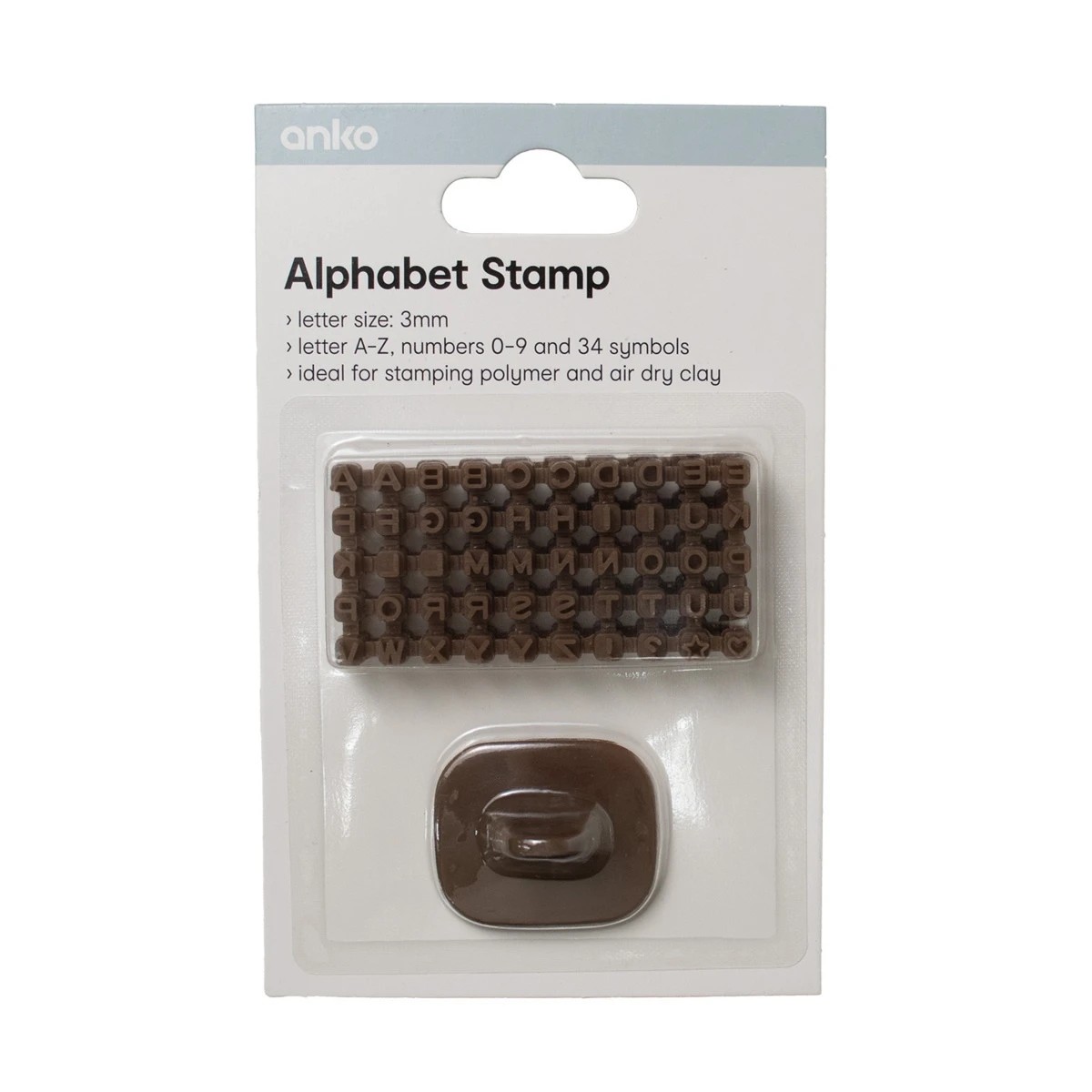 1 Alphabet Stamp Set, 1 of 3