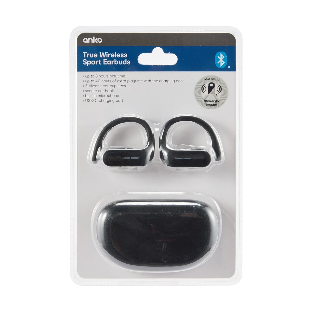 7 True Wireless Sport Earbuds - Black, 7 of 7