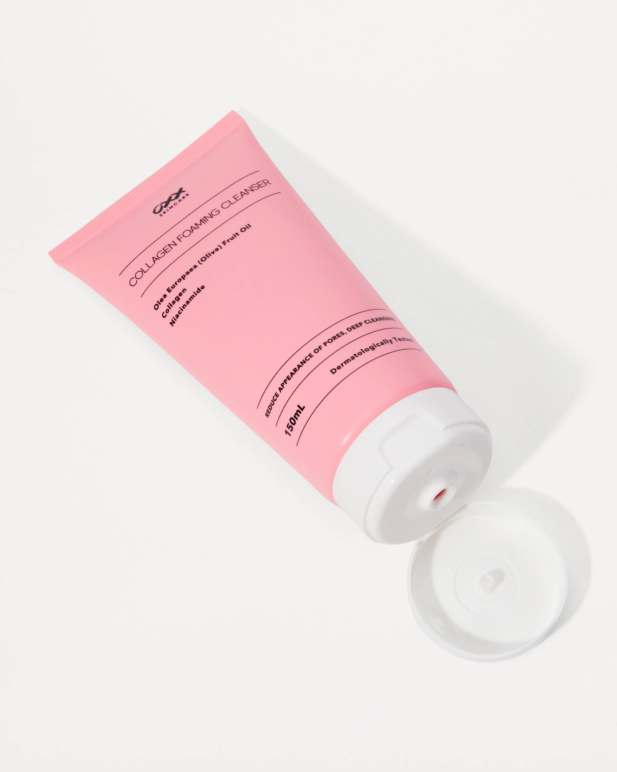 2 OXX Skincare Collagen Foaming Cleanser 150ml - Olea Europaea (Olive) Fruit Oil, Collagen and Niacinamide, 2 of 4