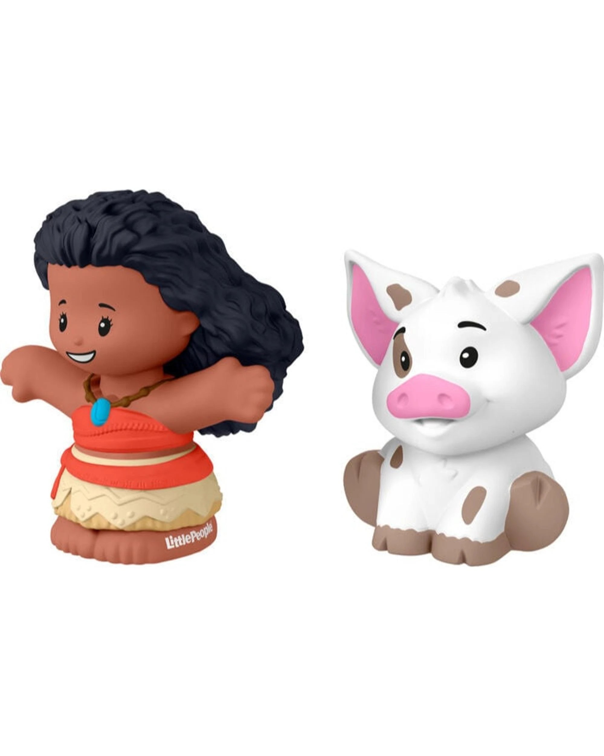 3 Little People Disney Princess Moana and Pua Figure Set, 3 of 6