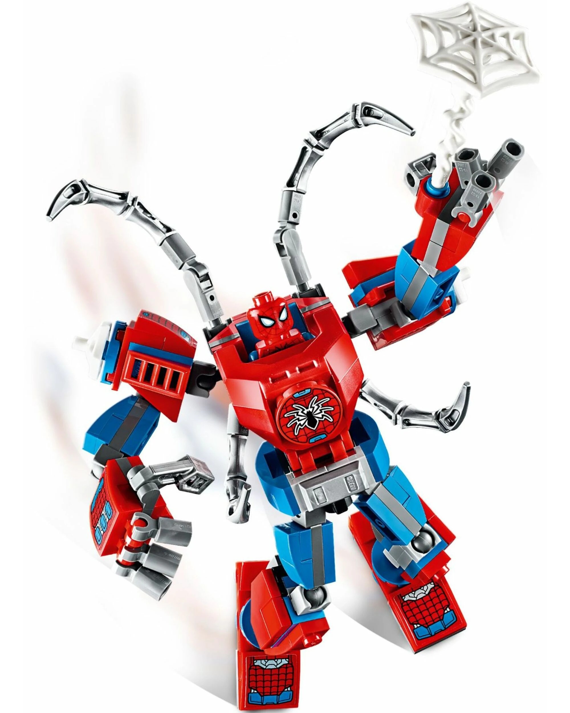 2 LEGO 76146 Spider-Man Mech Superhero Action Figure Toy, 2 of 5