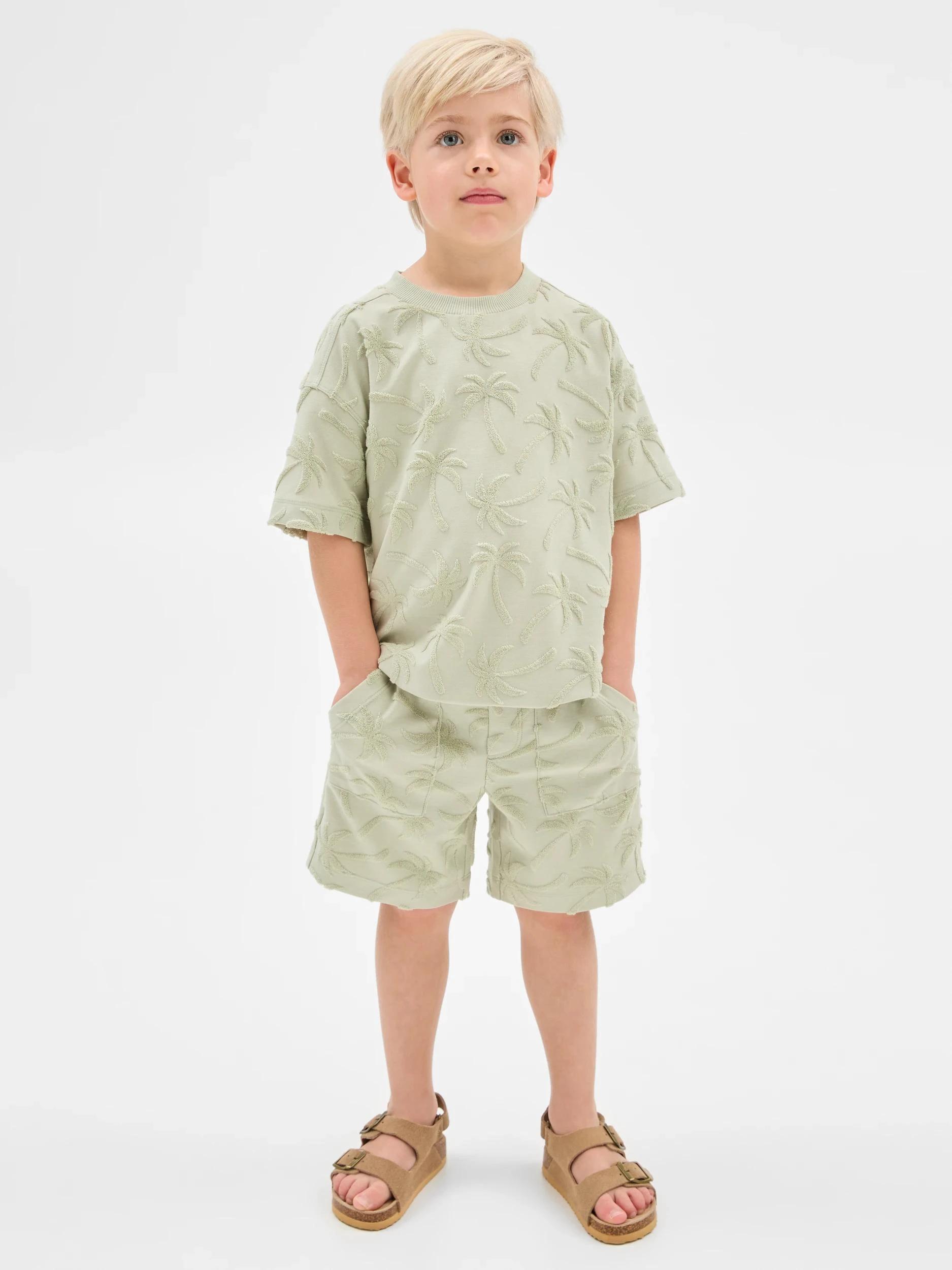 1 Target Australian Cotton Blend T-shirt and Short 2 Piece Set DESERT SAGE, 1 of 7