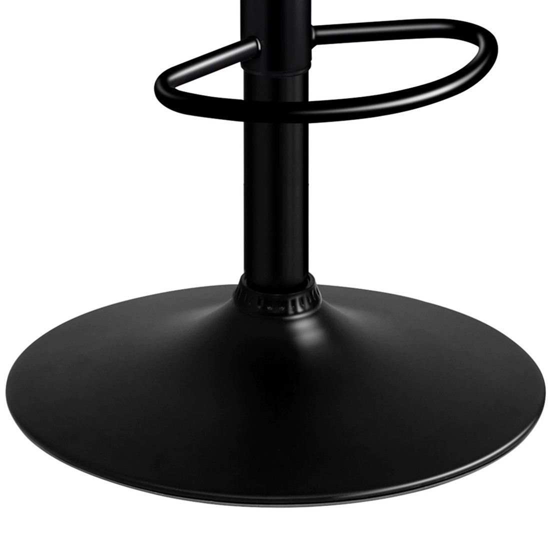 8 Alfordson 2x Bar Stool Kitchen Swivel Chair Wooden Linen Fabric Ramiro - Grey, 8 of 9