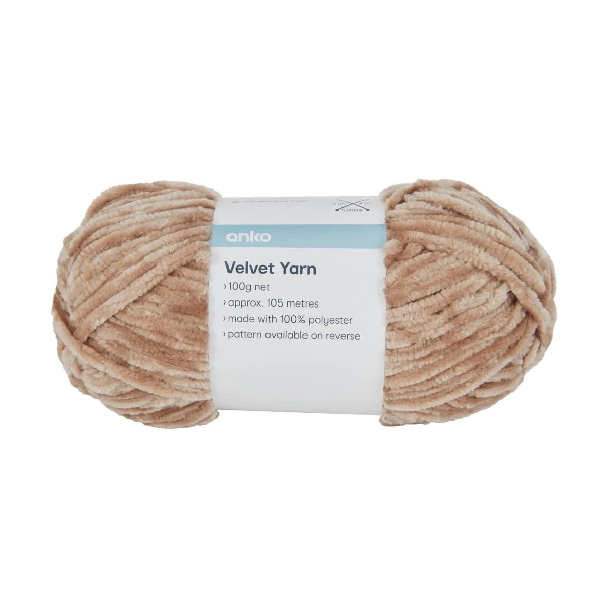 1 Velvet Yarn - Mushroom, 1 of 3