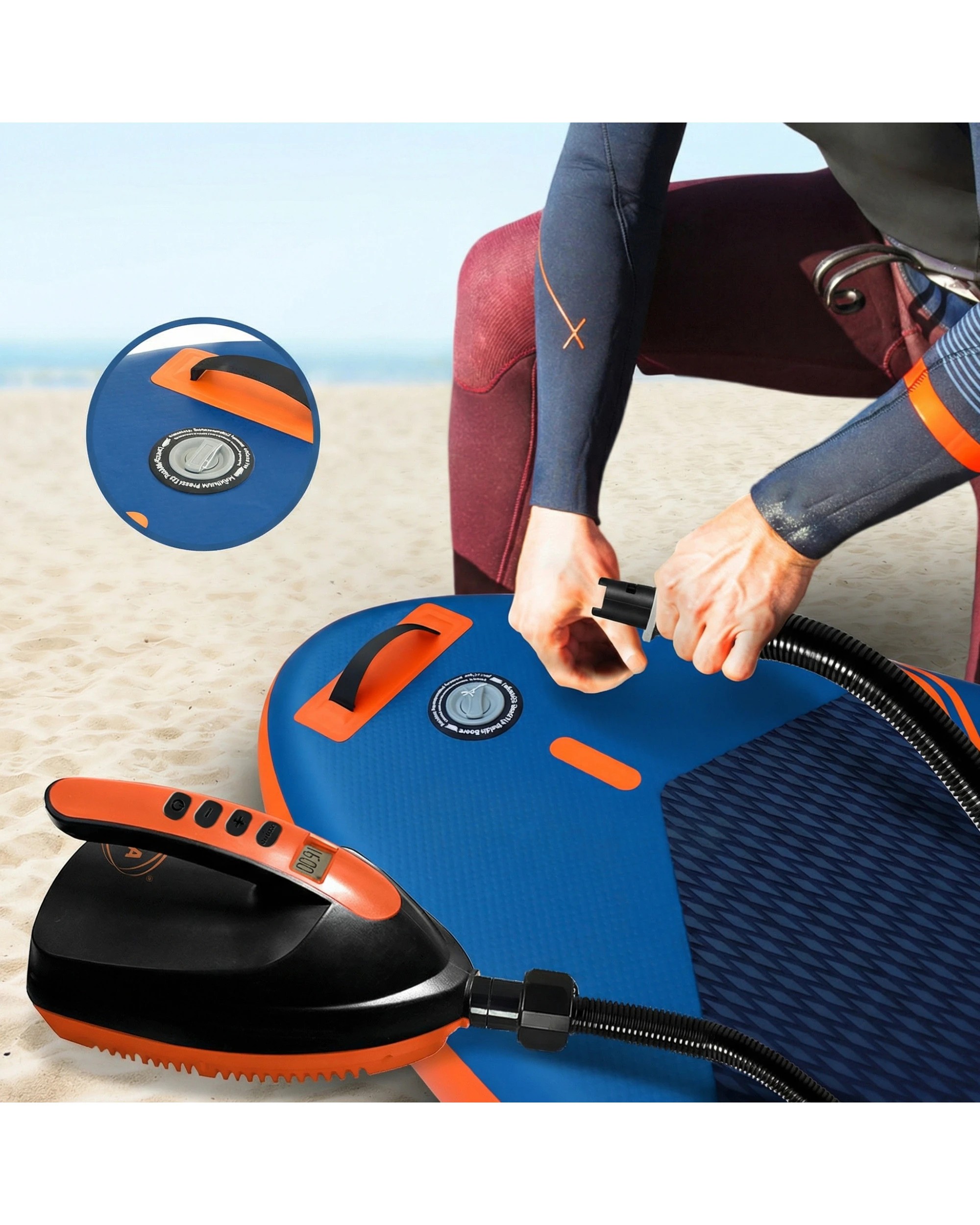 2 Kahuna Kai Premium Sports 10.6FT Inflatable Paddle Board - Blue, 2 of 10