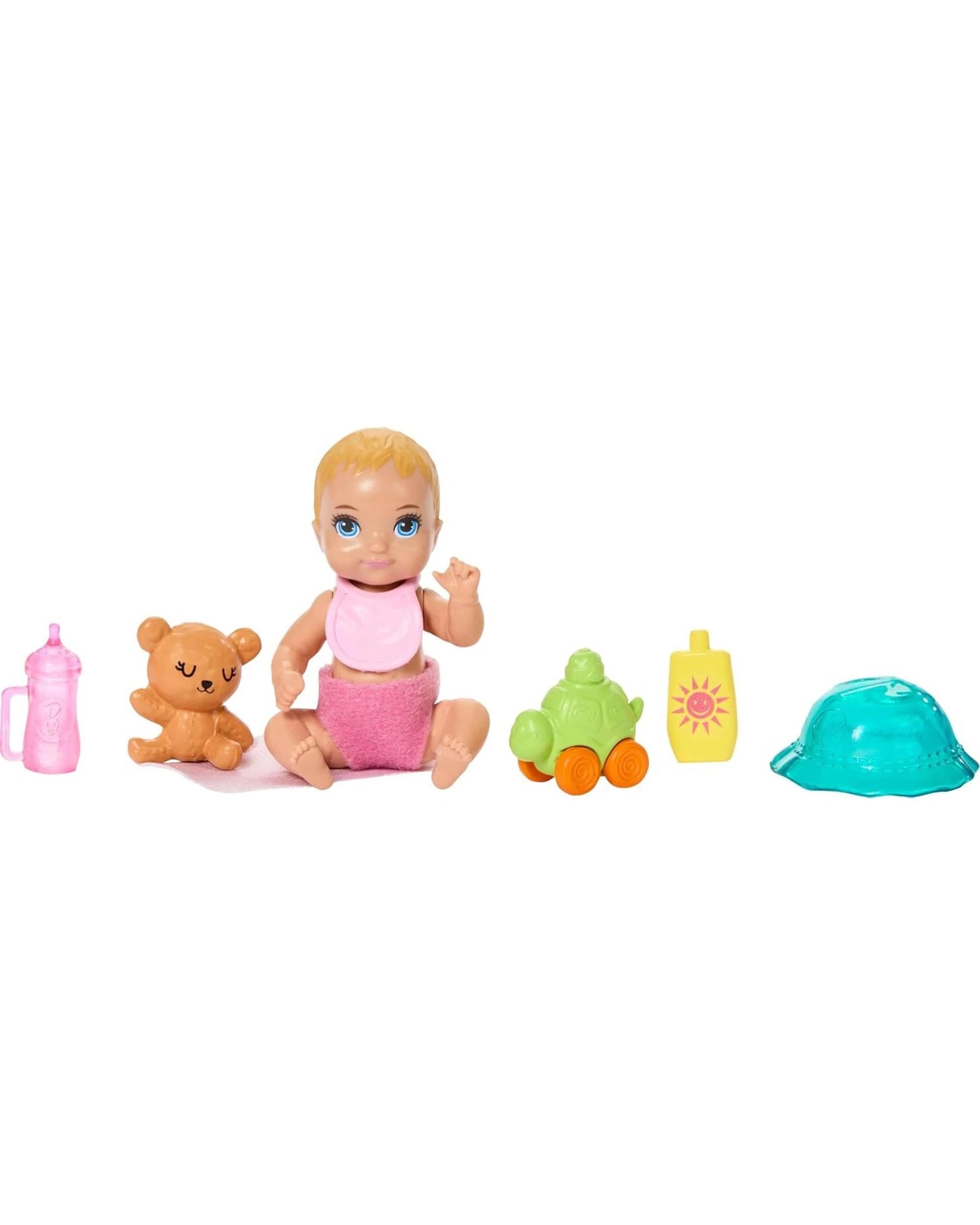 3 Barbie Family and Friends Skipper Babysitters Inc Stroller Playset with Purple Hair Doll, 3 of 6