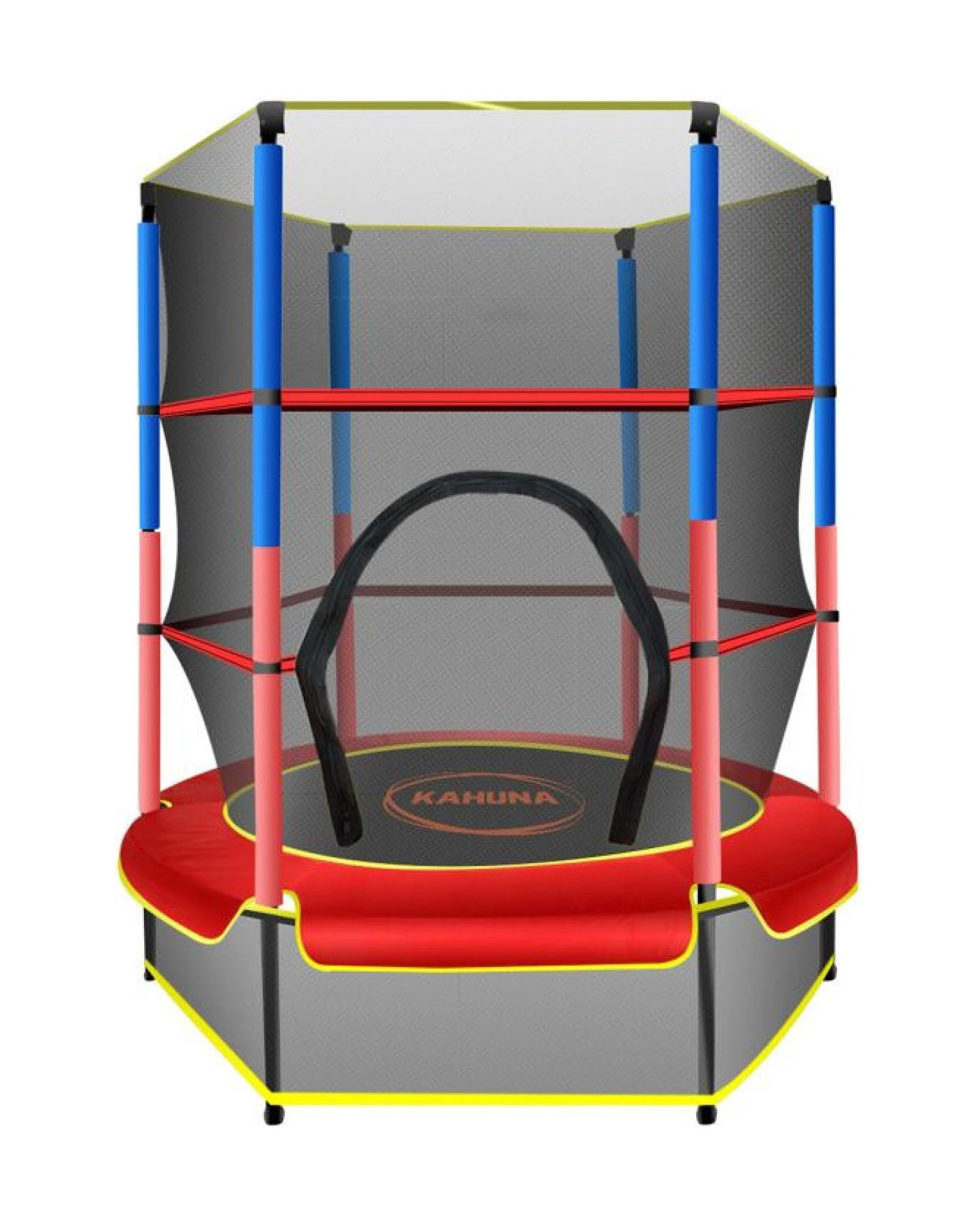 1 Kahuna Mini 4.5 Ft Trampoline - Red Blue, 1 of 8