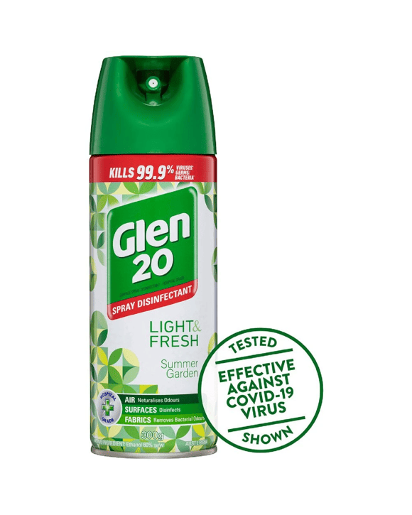 Glen 20 Disinfectant Spray 300g Summer Garden
