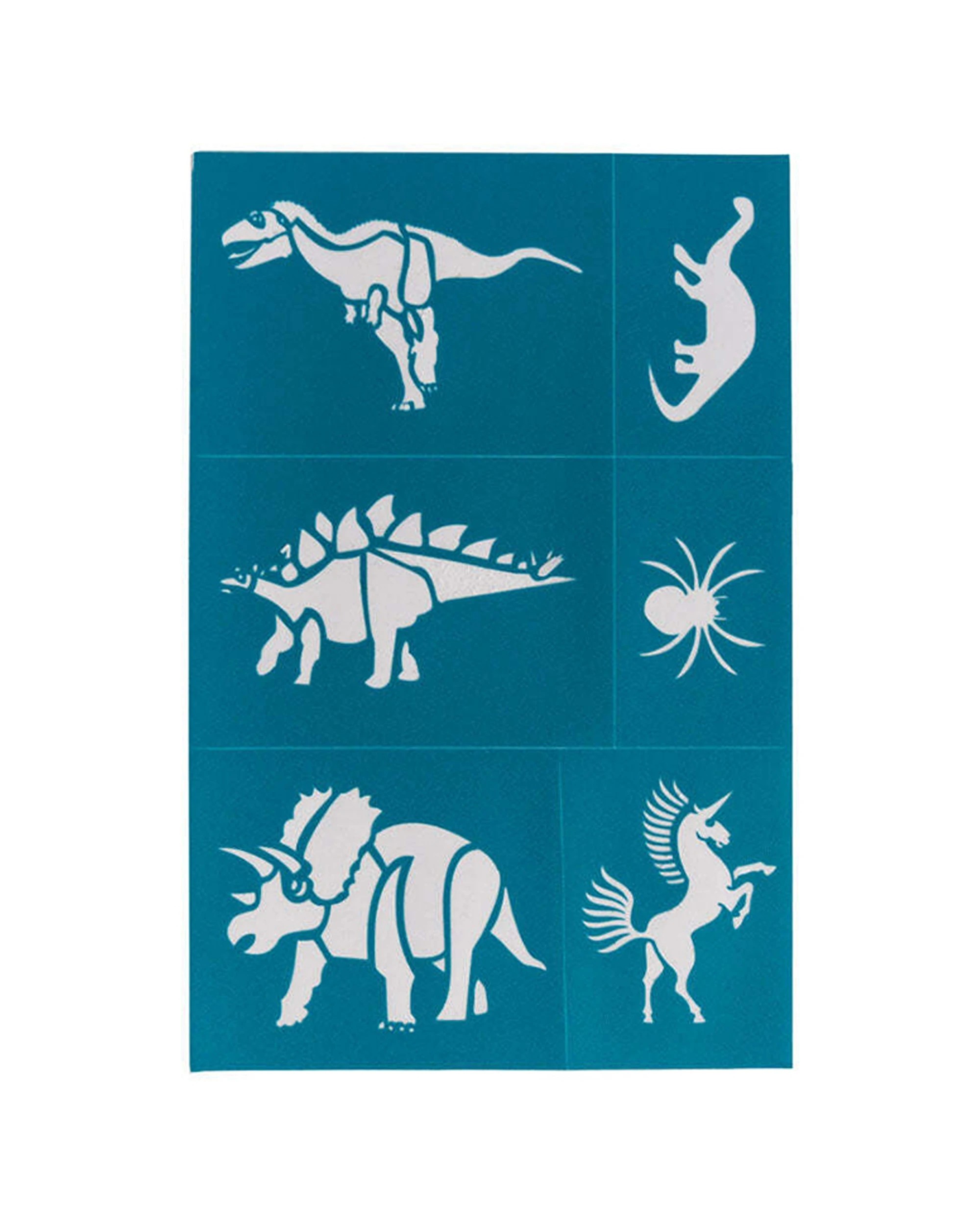 7 OH FLOSSY 2x40pc Reusable Adhesive Stencils For Face Paint And Makeup - Multi, 7 of 8