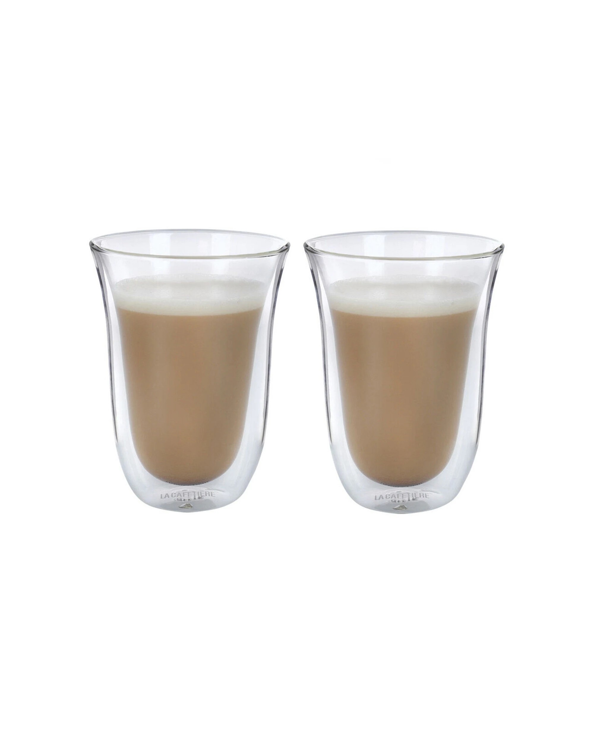 1 La Cafetiere 2pc 300ml Double Walled Latte Glasses Set - Clear, 1 of 6