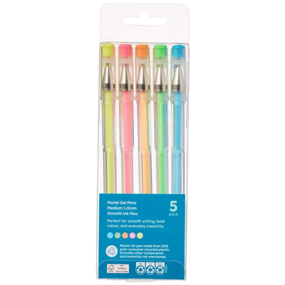 4 Studymate Gen Pen Pastel 5 Pack, 4 of 4