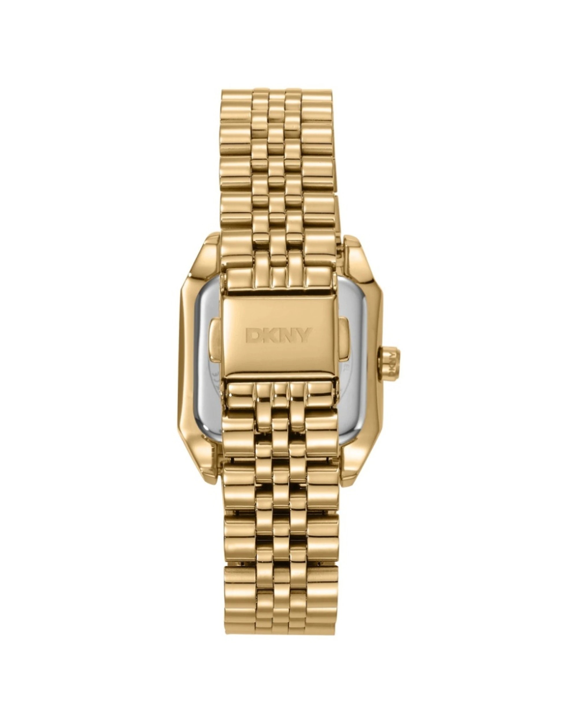 2 DKNY Signature Shape Women's Gold Watch 27x34mm Stainless Steel Case Water Resistant, 2 of 4