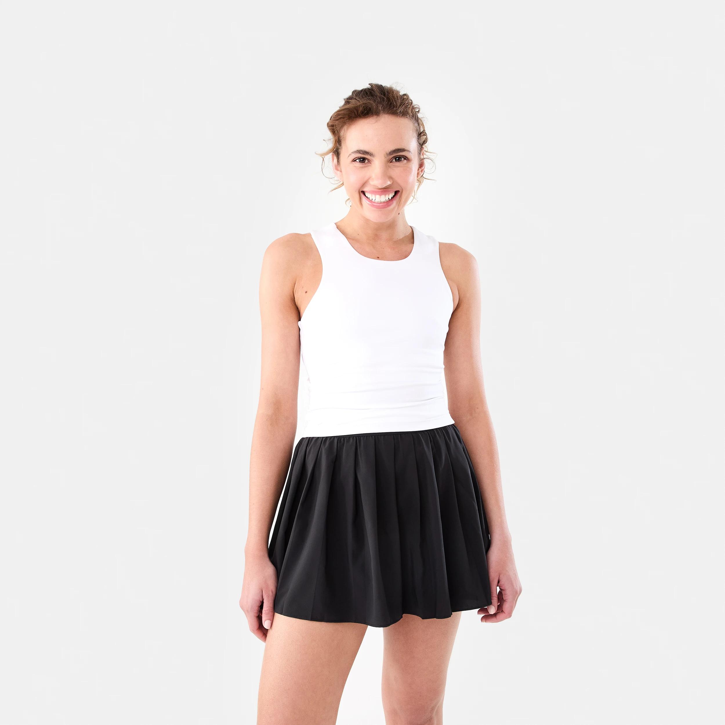 2 Active Womens Pleated Skort BLACK, 2 of 8