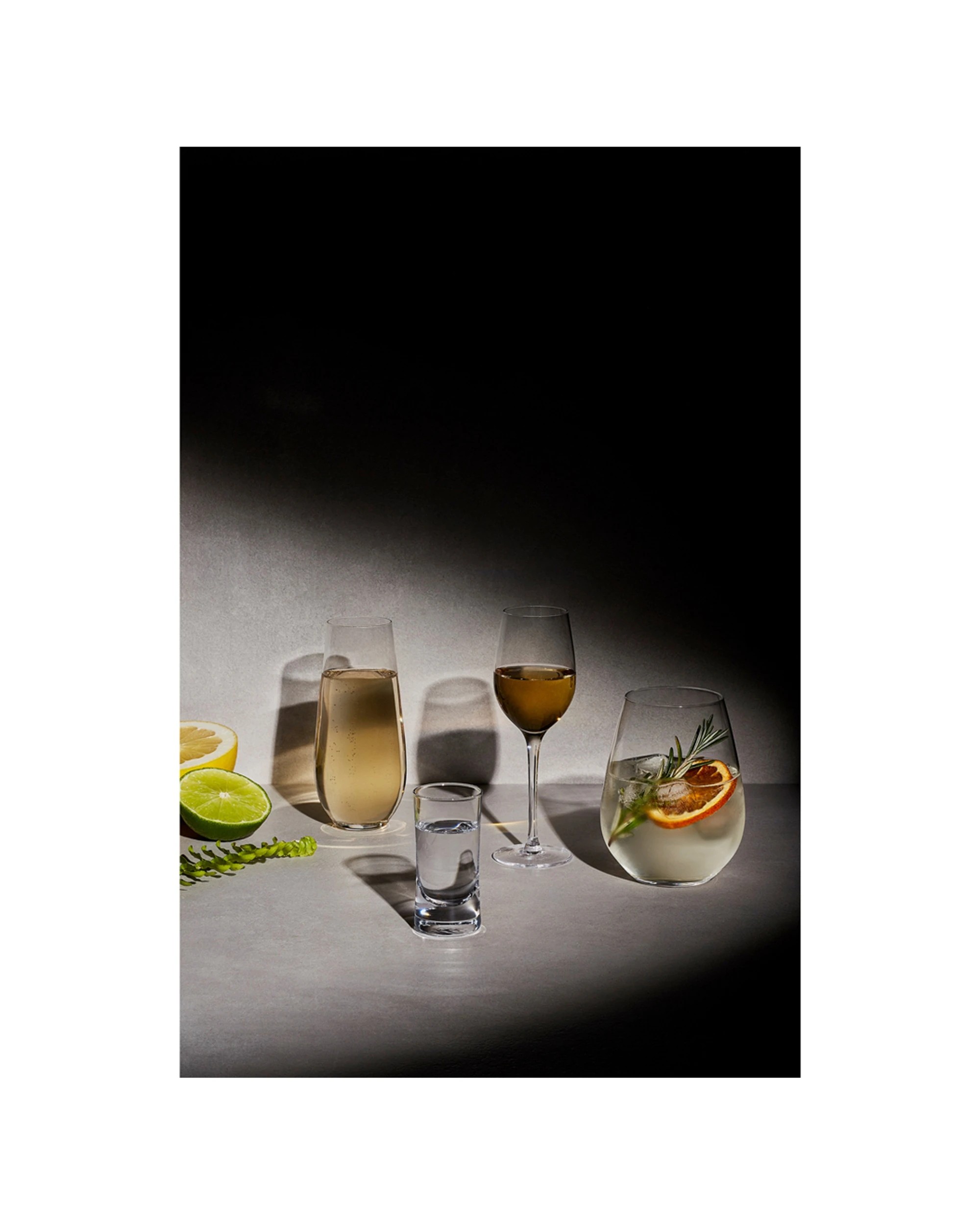 3 Krosno Harmony Set Of 6 Stemless Champagne Glasses 230ml Gift Boxed Polish Made - Clear, 3 of 4
