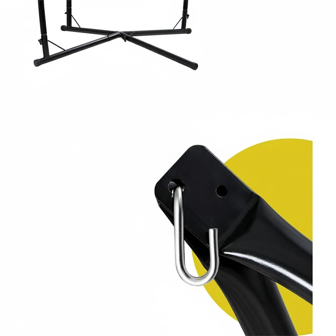 4 Gardeon Hammock Chair Outdoor Camping Hanging with Steel Stand - Multi, 4 of 5