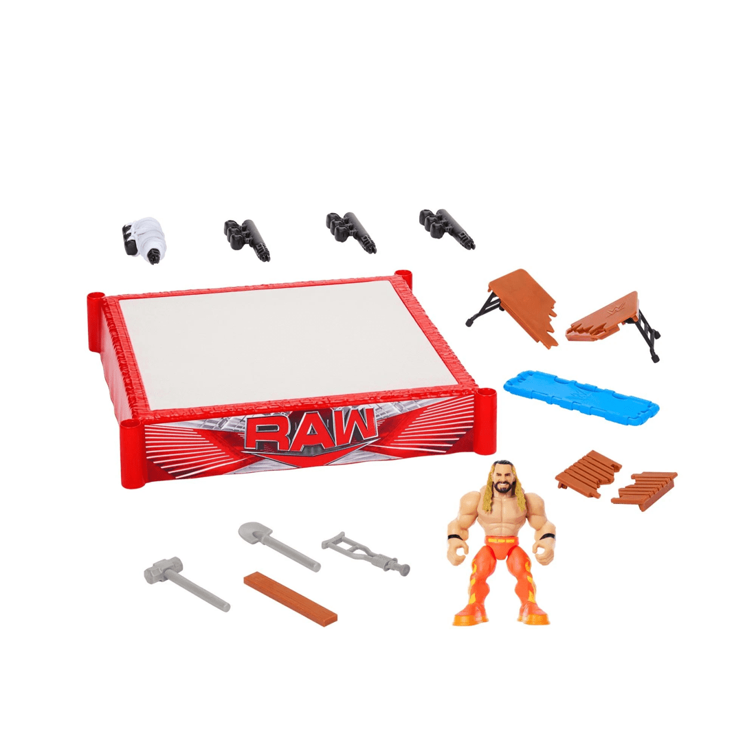 3 WWE Knuckle Crunchers Rebound Ring Playset - Multi, 3 of 4