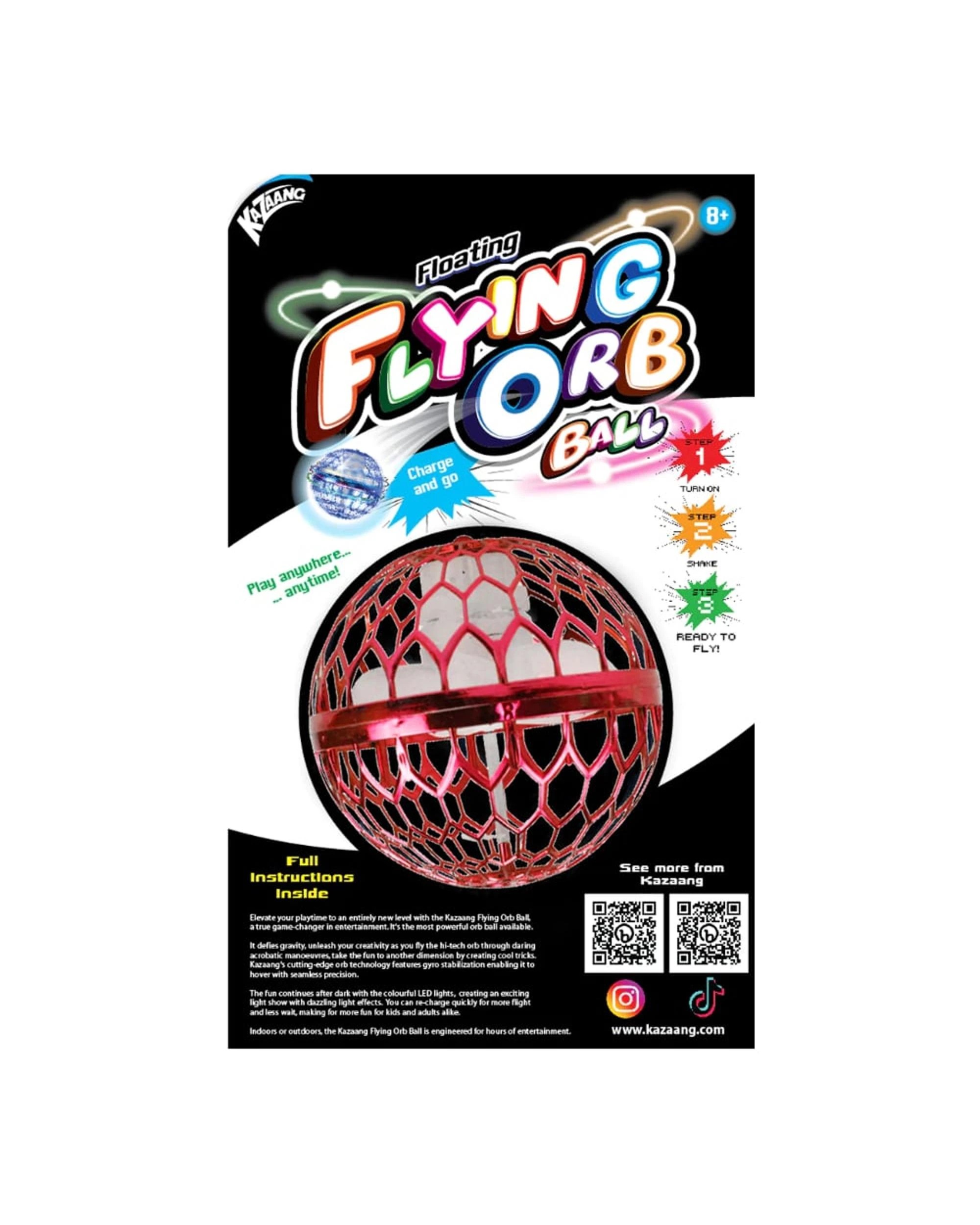 2 Kazaang Flying Orb Ball Red, 2 of 3